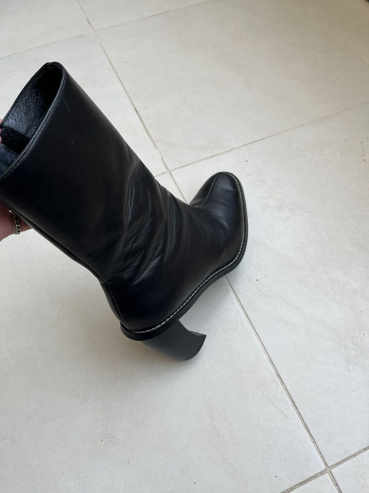 Vintage Vintage High Heel Leather Boots Size US 9.5 / IT 39.5 - 7 Thumbnail