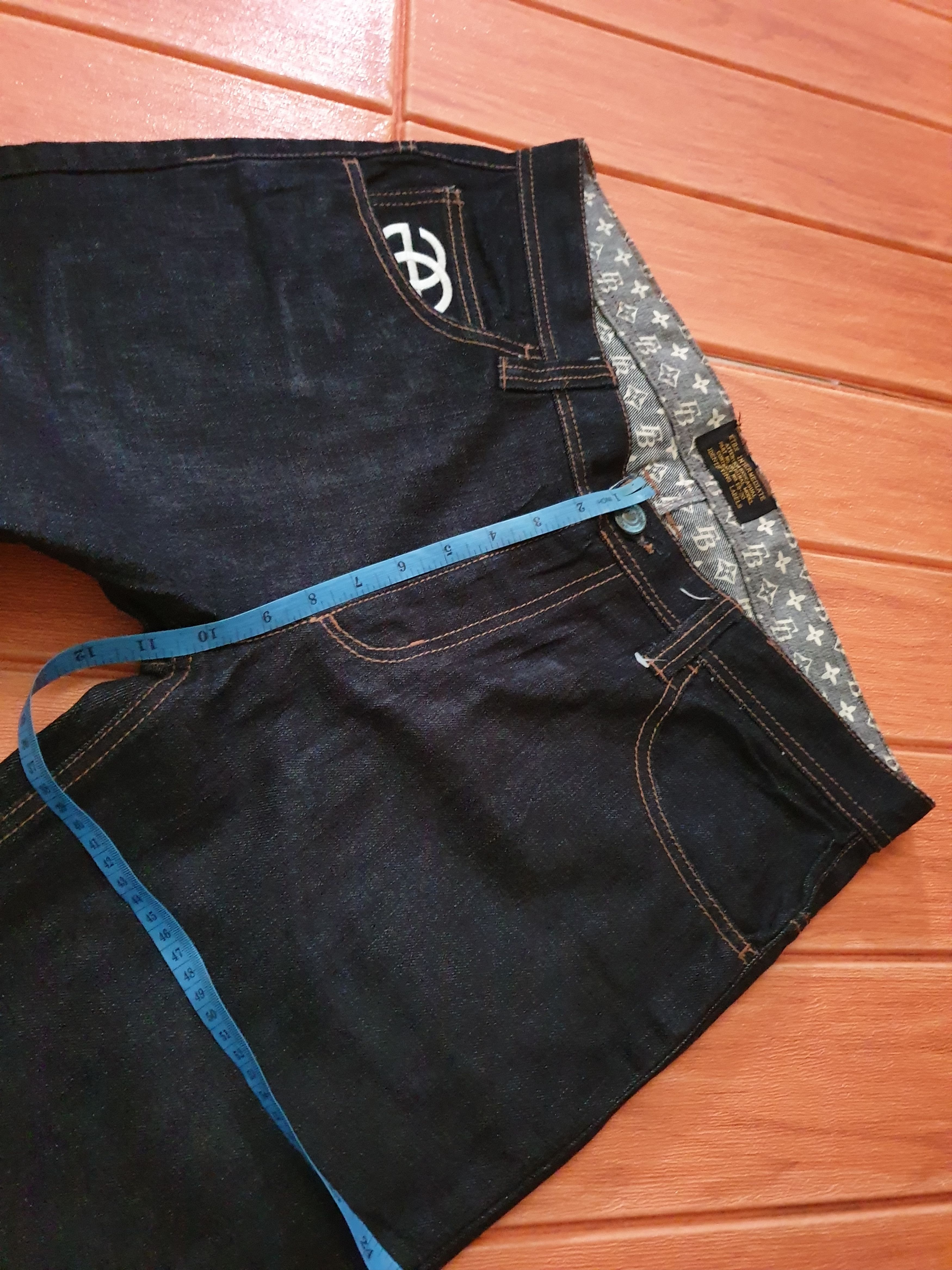 Japanese Brand 💥Etbx inspired blue colour denim pant Size US 34 / EU 50 - 14 Thumbnail