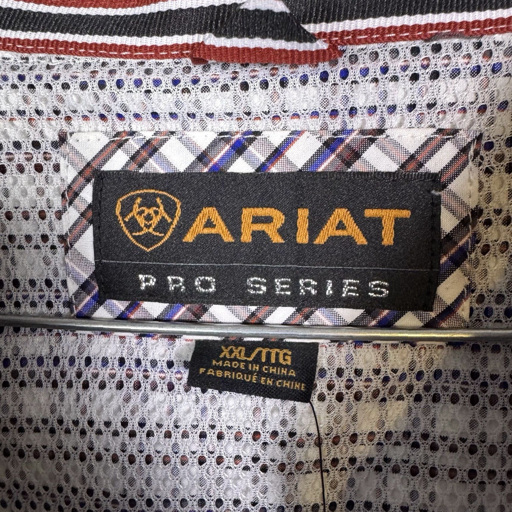 Ariat Ariat Pro Series Shirt Men's 2XL XXL Adel Plaid Workwear Utility Wicking UPF Shirt Size US XXL / EU 58 / 5 - 6 Thumbnail