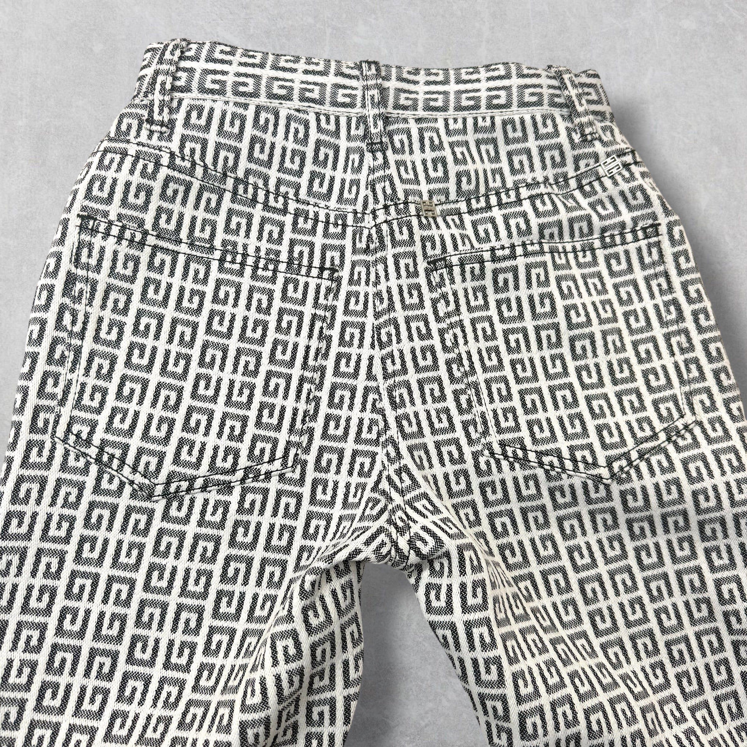 Givenchy Givenchy 4G Jacquard Denim Effect Pants 2 (26) Size US 26 / EU 42 - 5 Thumbnail