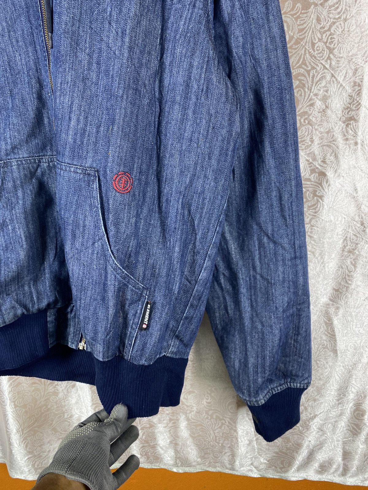 Element Vintage Element Denim Jacket Quilted Lining Skateboarding Size US L / EU 52-54 / 3 - 6 Thumbnail