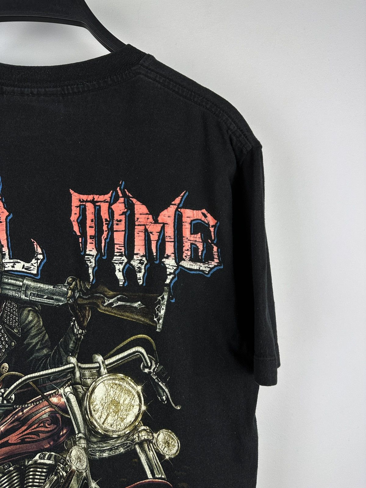 Vintage Vintage Y2K Skull Biker T-shirt Size US M / EU 48-50 / 2 - 10 Thumbnail