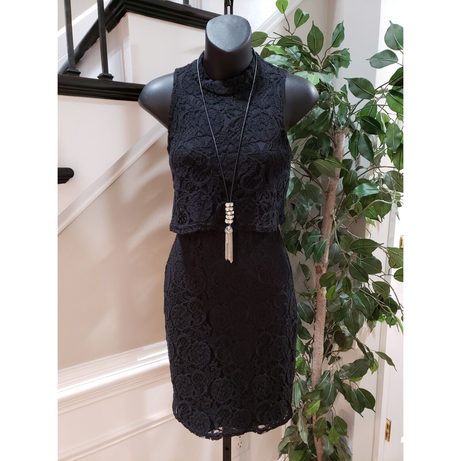 big bang theory black dress Bar III Short Sleeve Fit Flare Dress – USAFashion