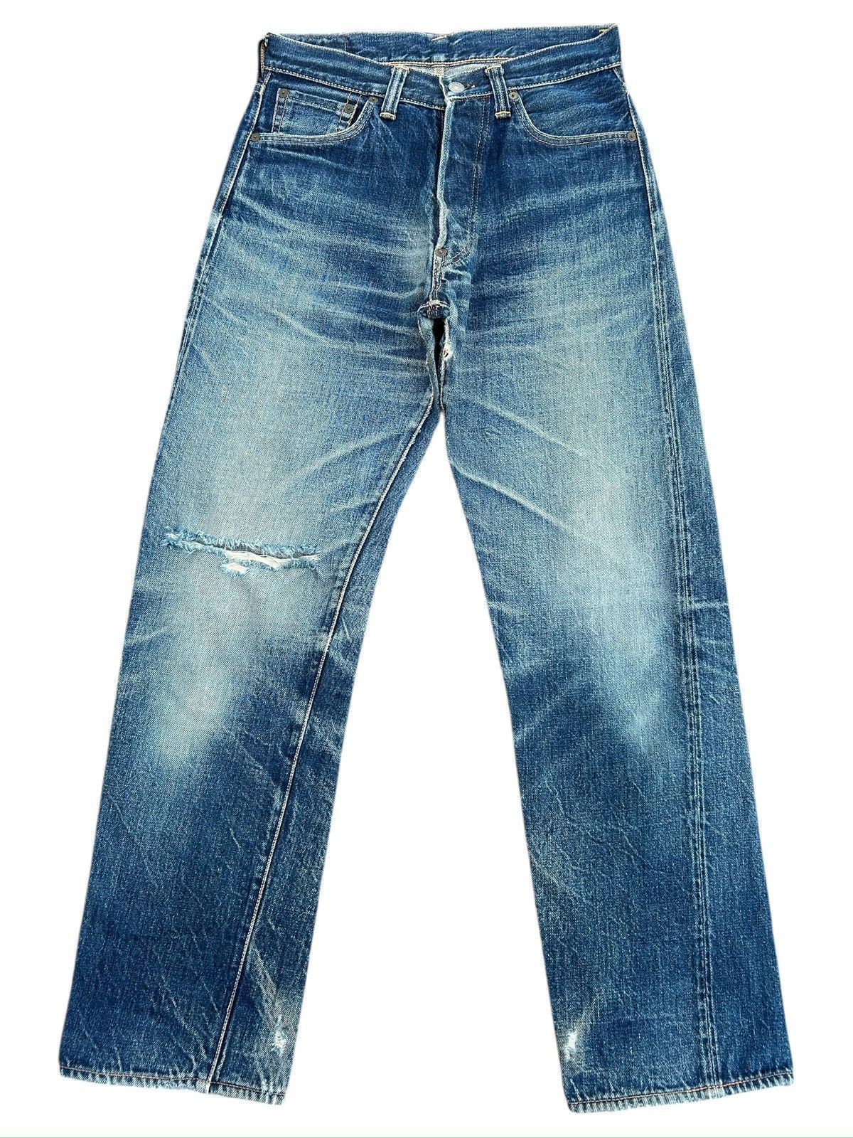 Kapital Vintage Evisu Selvedge No1 Special Distressed Denim Jeans Size US 28 / EU 44 - 2 Thumbnail