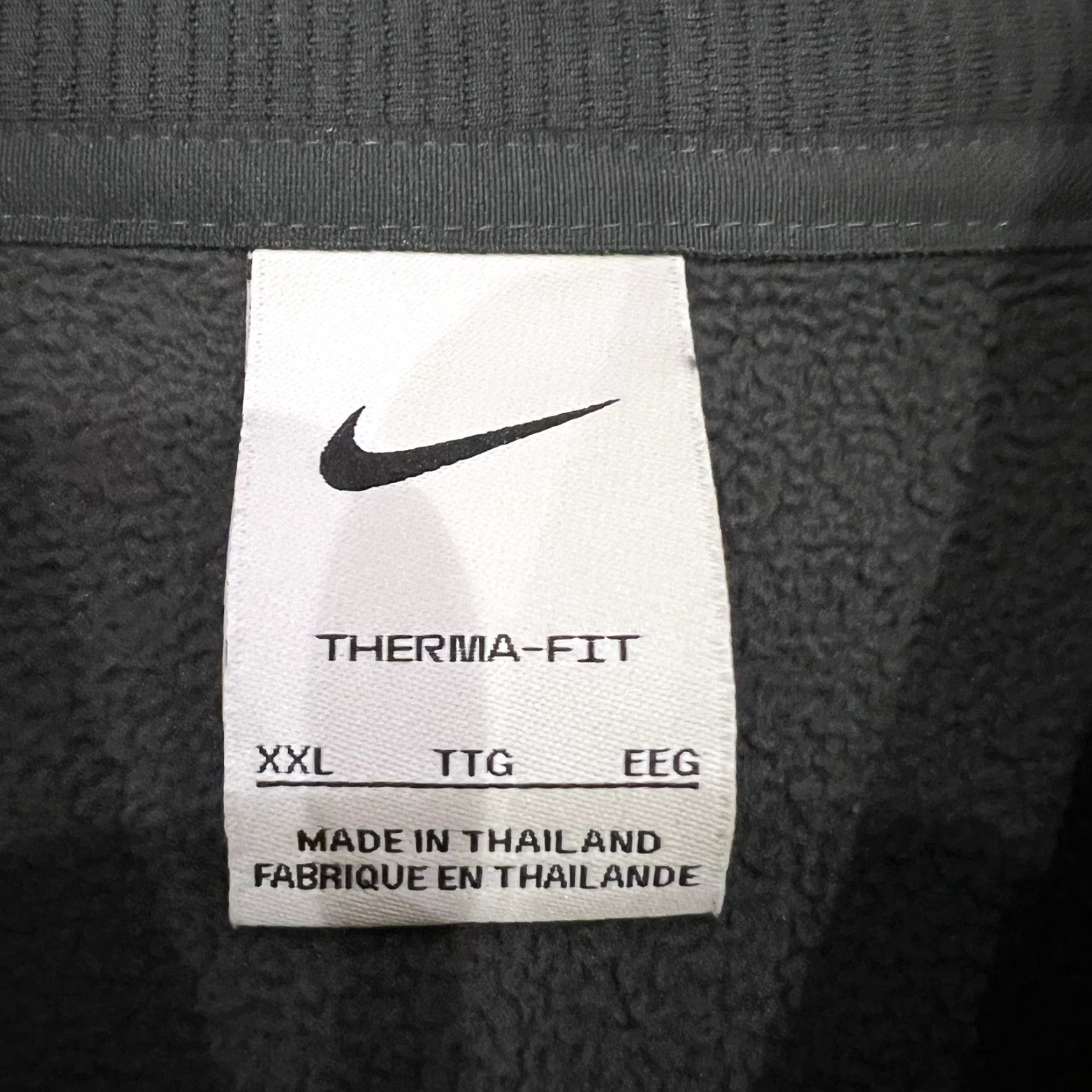 Nike Nike Therma Fit Vest Men 2XL Gray Zip Stand-Up Collar Lightweight Sports Outdoor Walking Running Gym Training Casual Workwear Size US XXL / EU 58 / 5 - 3 Thumbnail