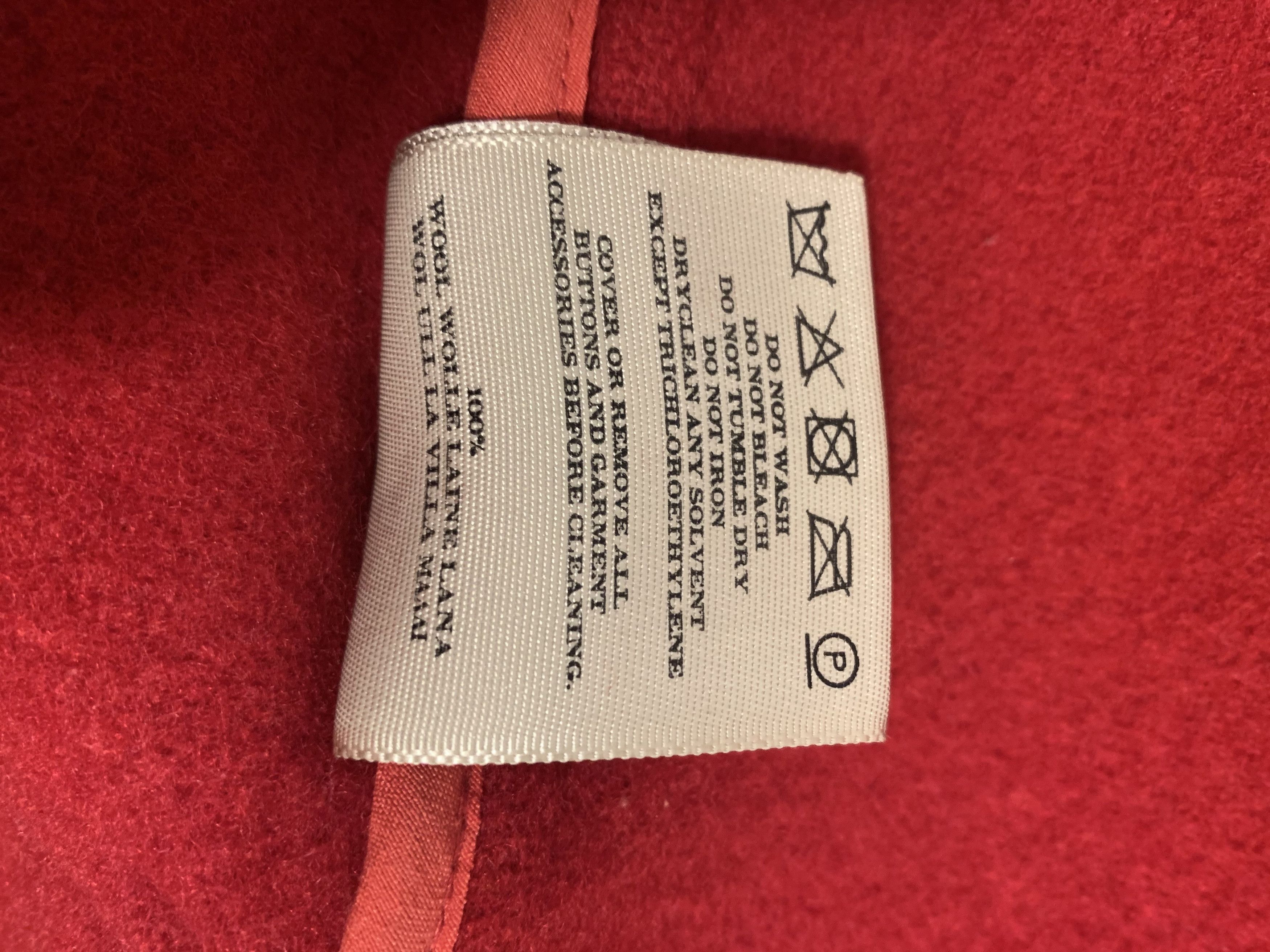 Burberry Burberry Wool Coat Size L / US 10 / IT 46 - 3 Thumbnail