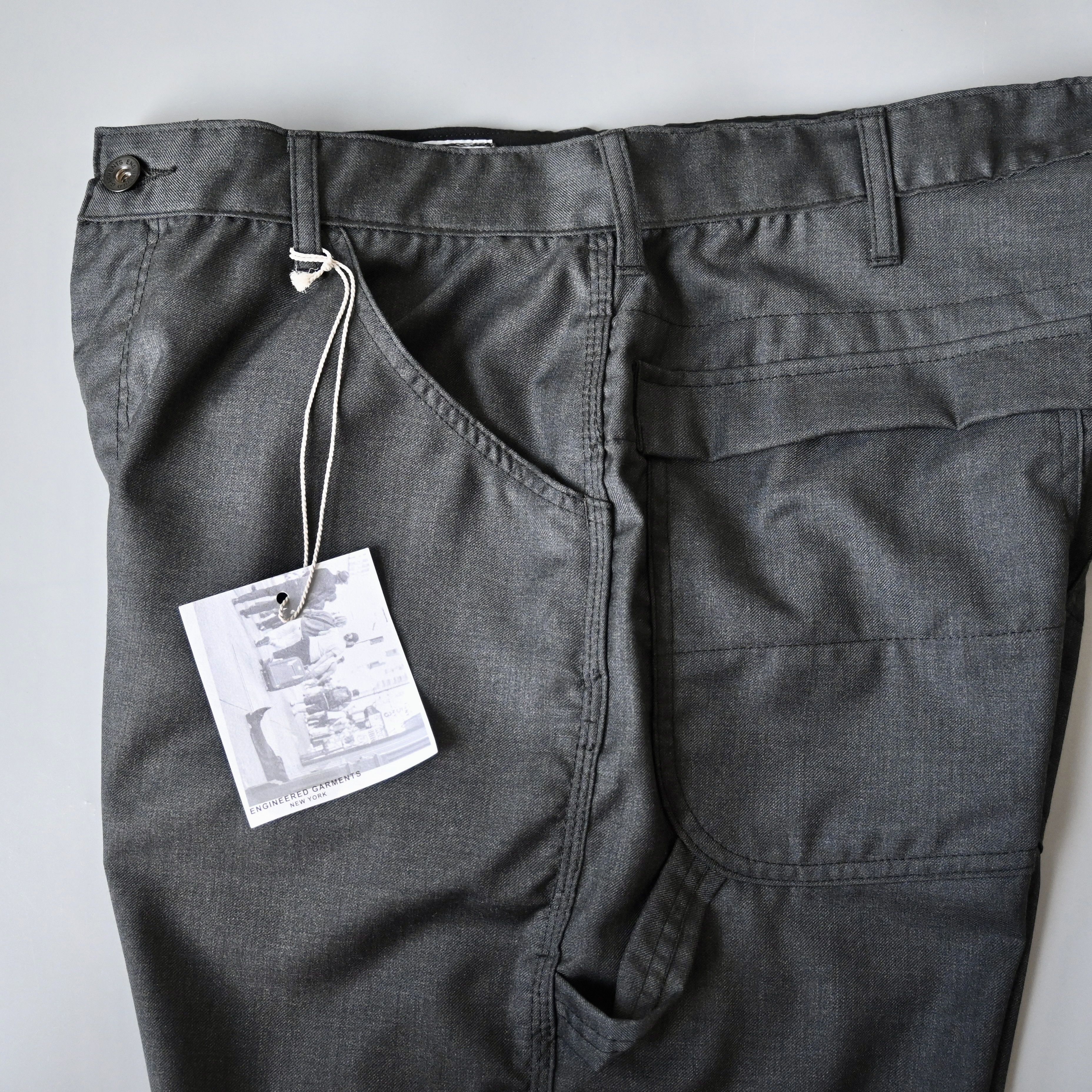 Engineered Garments UNUSED, Engineered Garments Painter shorts, Charcoal Wool, L Size US 37 - 3 Thumbnail