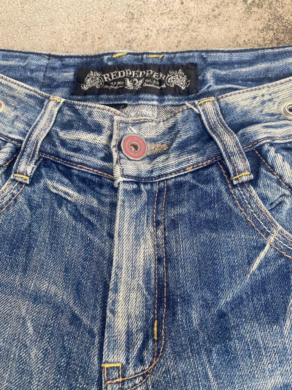 If Six Was Nine × Japanese Brand Flare Jeans Ref Pepper Clawmark Tunder Size US 32 / EU 48 - 11 Thumbnail