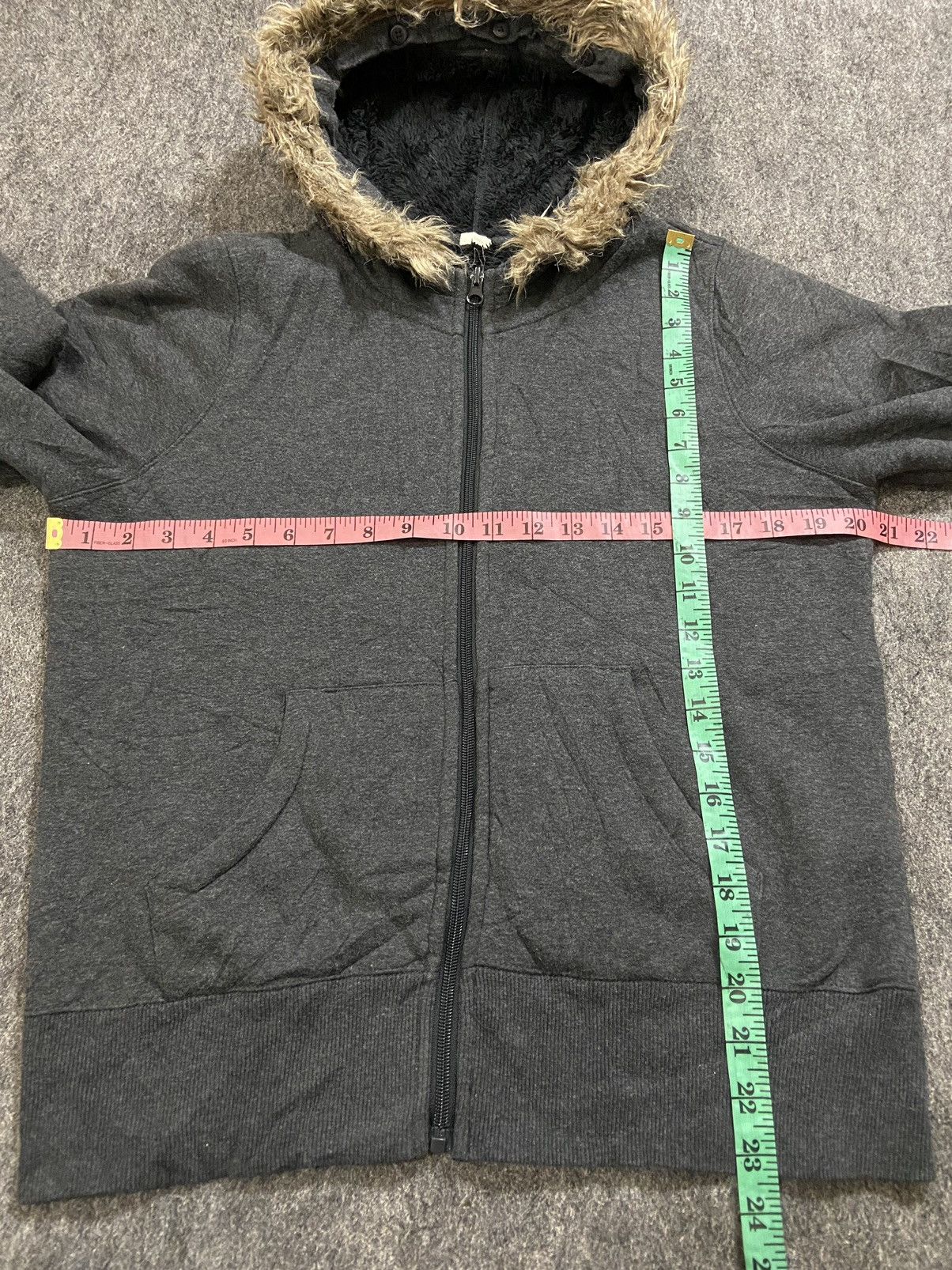 If Six Was Nine × Japanese Brand × Le Grande Bleu (L.G.B.) GU sherva fur hoddies ifsix lgb japanese Size US M / EU 48-50 / 2 - 8 Thumbnail