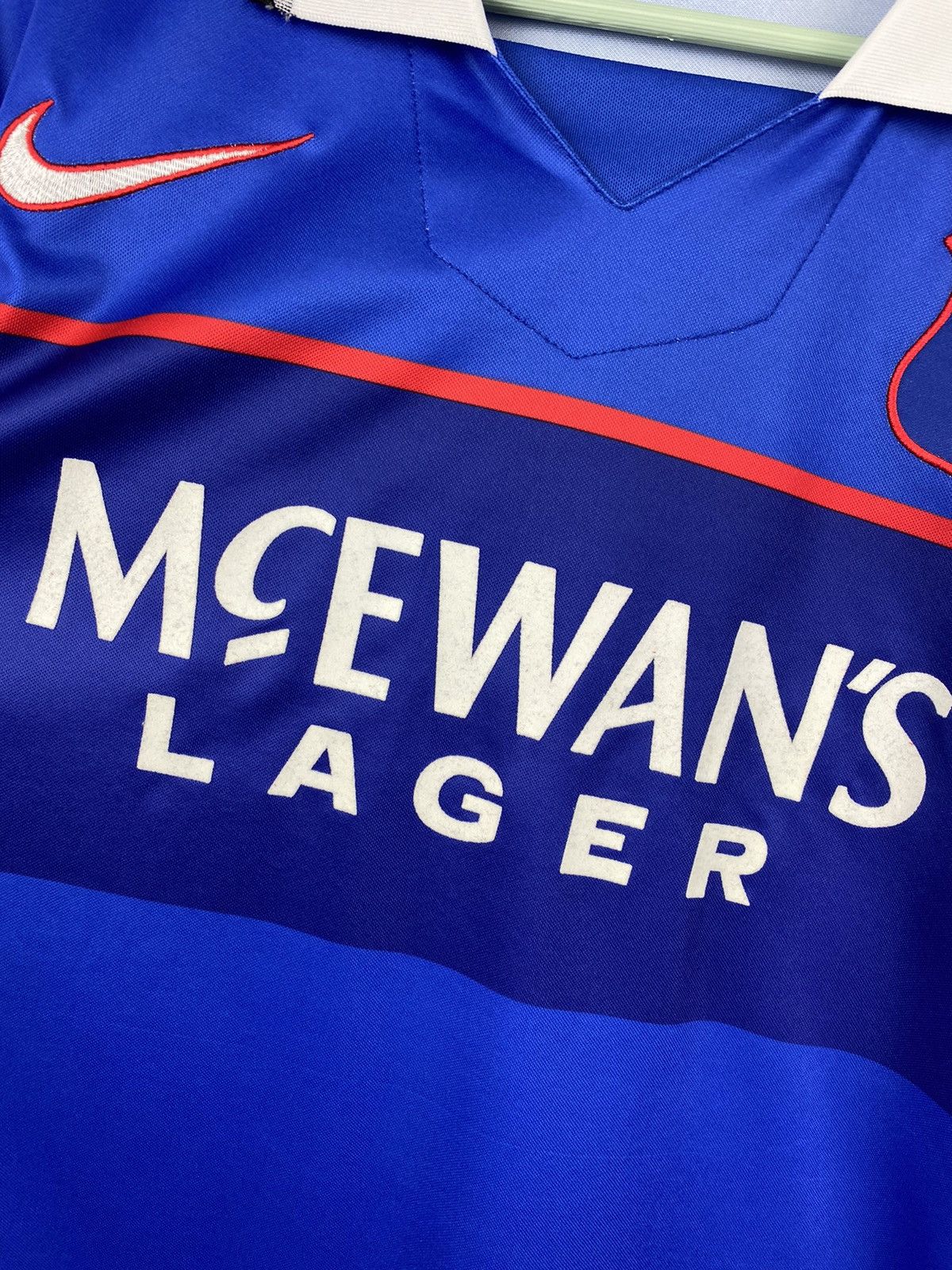 Nike Glasgow Rangers Gascoigne Football Jersey PSG Chelsea Celtic Size US M / EU 48-50 / 2 - 2 Thumbnail