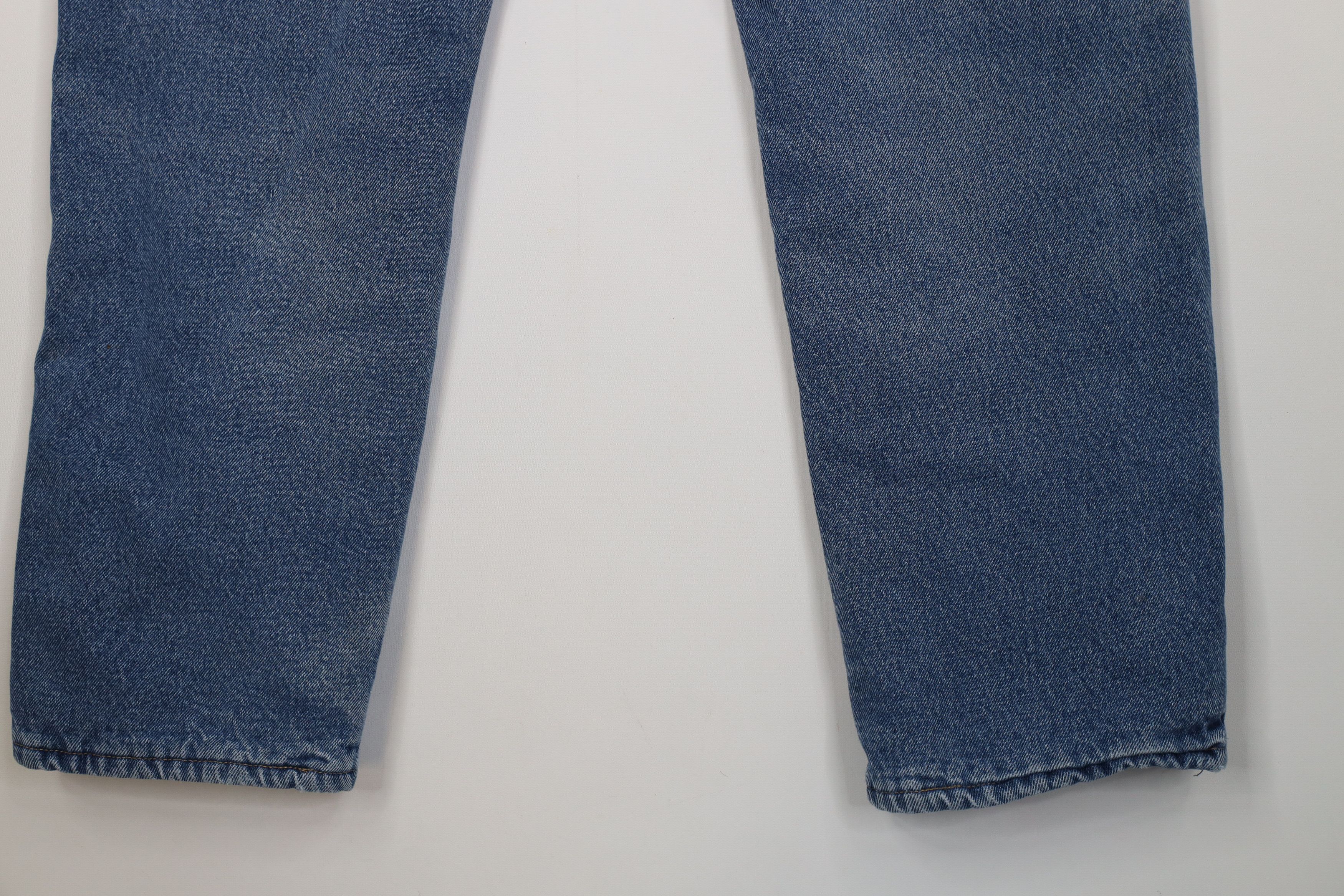 Cabelas Vintage 90s Cabelas Heavyweight Fleece Lined Denim Jeans Size US 34 / EU 50 - 17 Thumbnail
