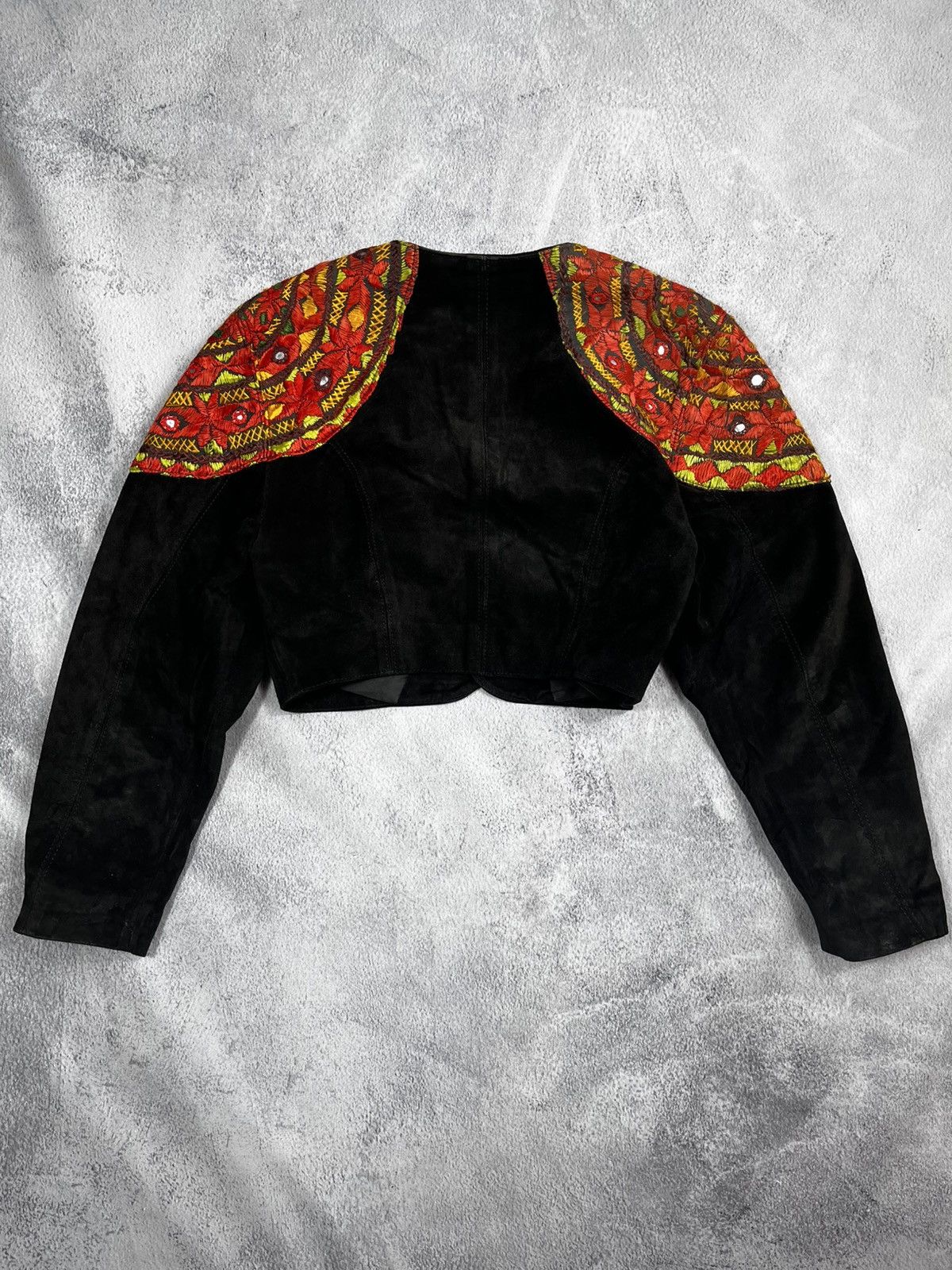 Leather × Vintage Vintage 90s Version Francaije suede leather retro jacket Size L / US 10 / IT 46 - 5 Thumbnail