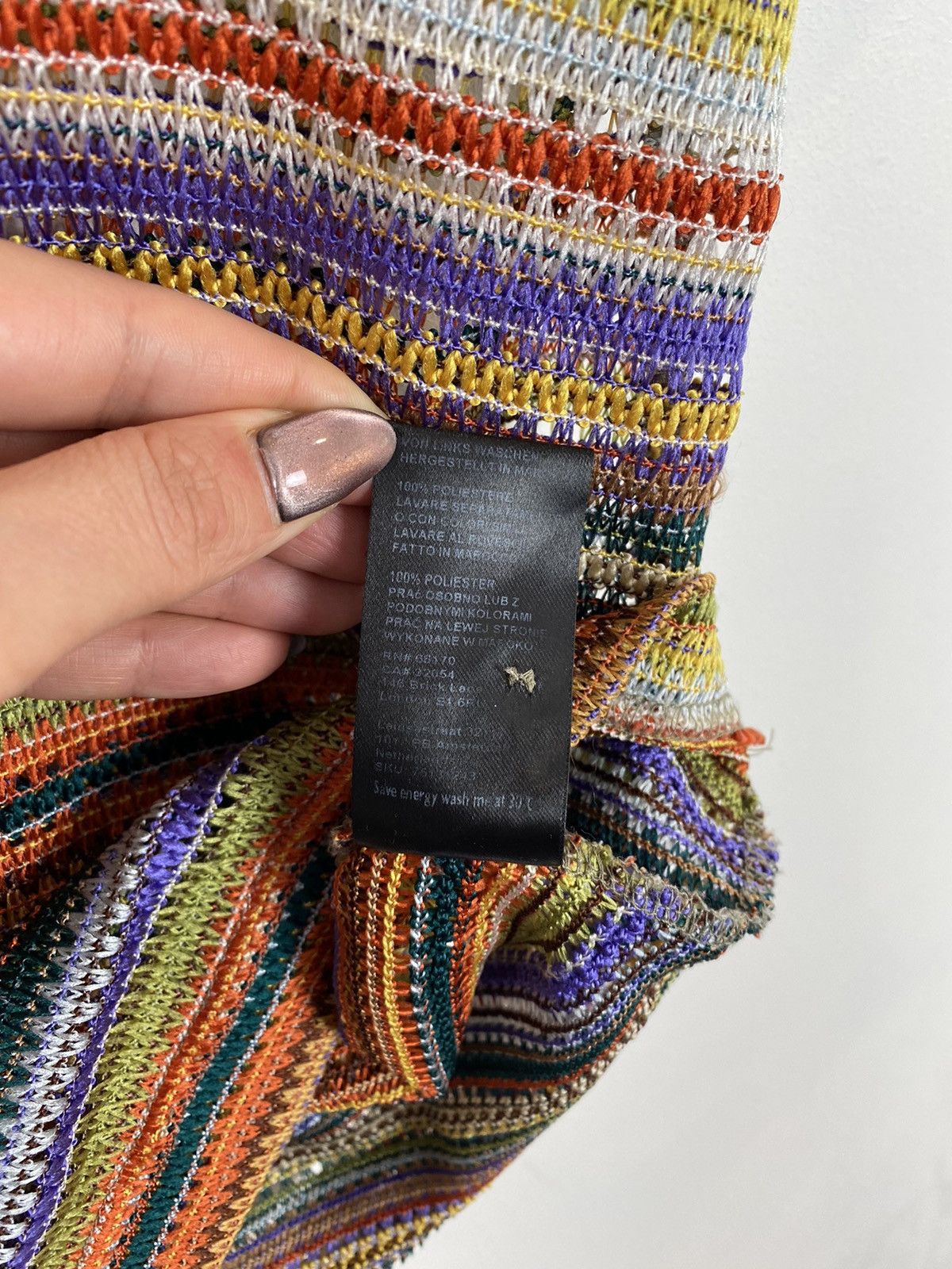 Urban Outfitters Urban Outfitters Colorful Crazy Knit Shirt Short Sleeve Y2K Size US S / EU 44-46 / 1 - 6 Thumbnail