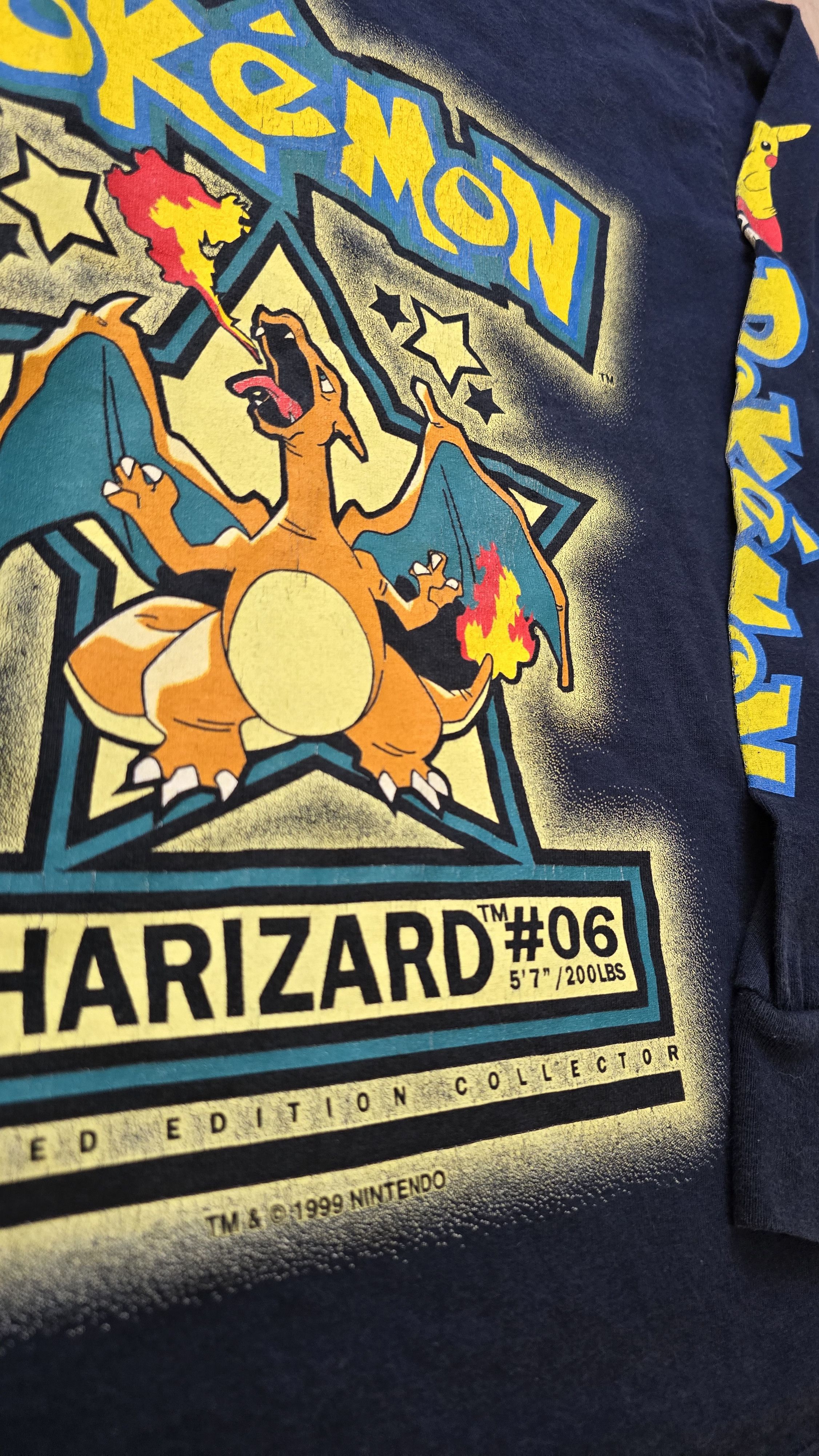 Nintendo × Pokemon × Vintage Charizard and Pikachu 1999 Size US M / EU 48-50 / 2 - 2 Thumbnail