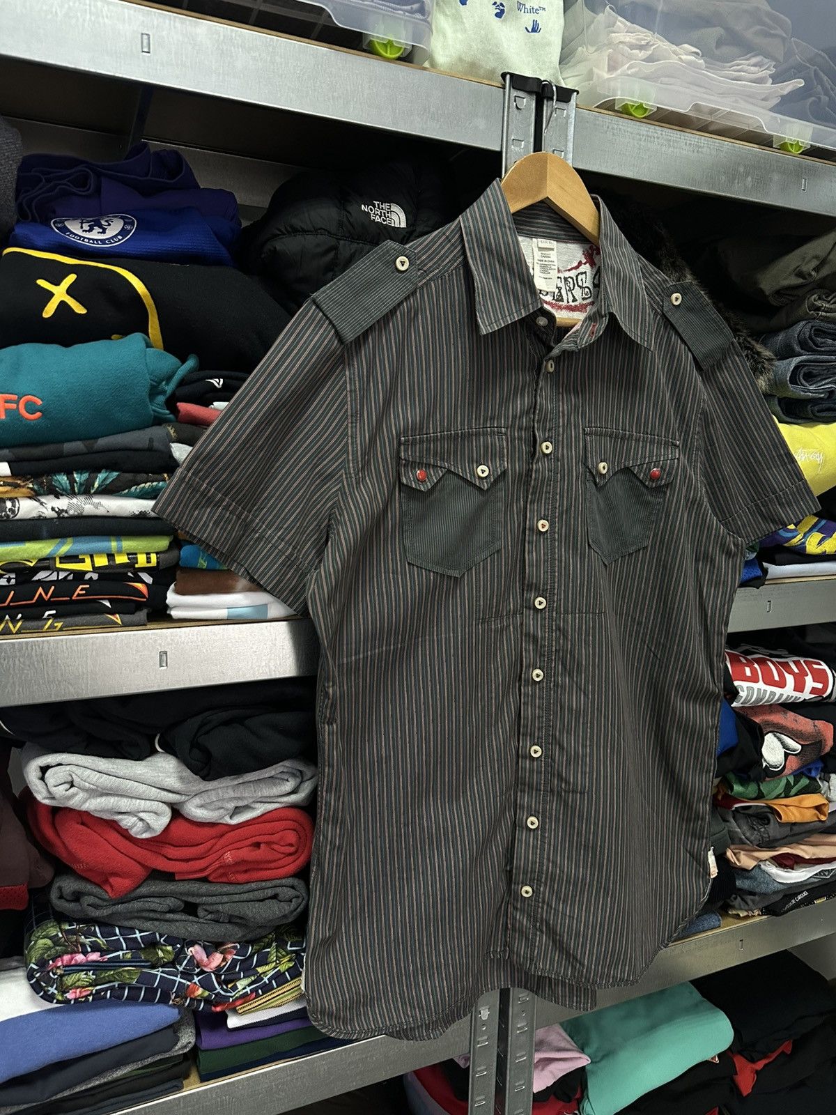 Diesel Vintage Y2K Diesel Avant Garde Button-Up Summer Shirt Size US XL / EU 56 / 4 - 2 Thumbnail