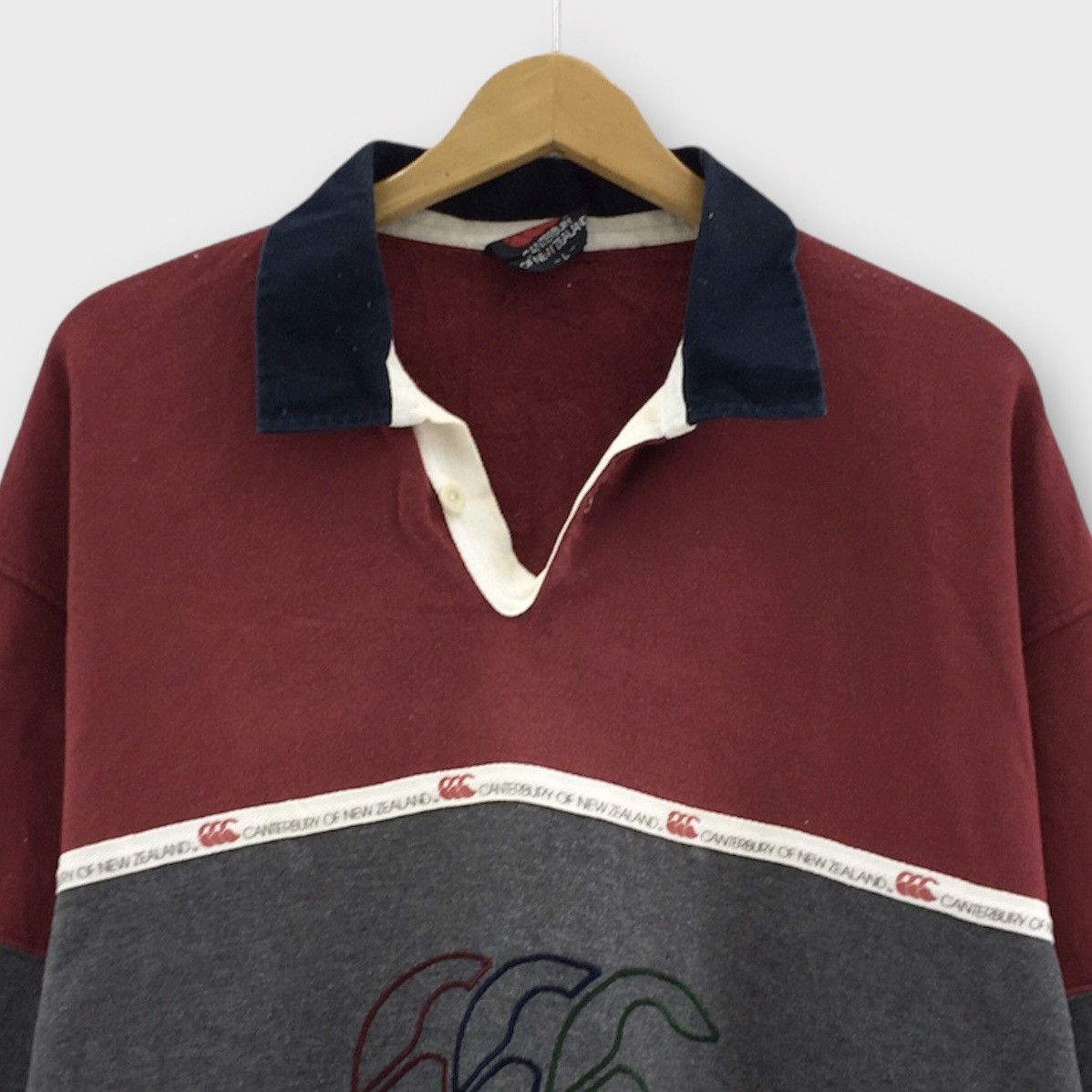 Canterbury of New Zealand × Vintage Vintage Canterbury Of New Zealand Rugby Embroidered Logo Size US L / EU 52-54 / 3 - 3 Thumbnail