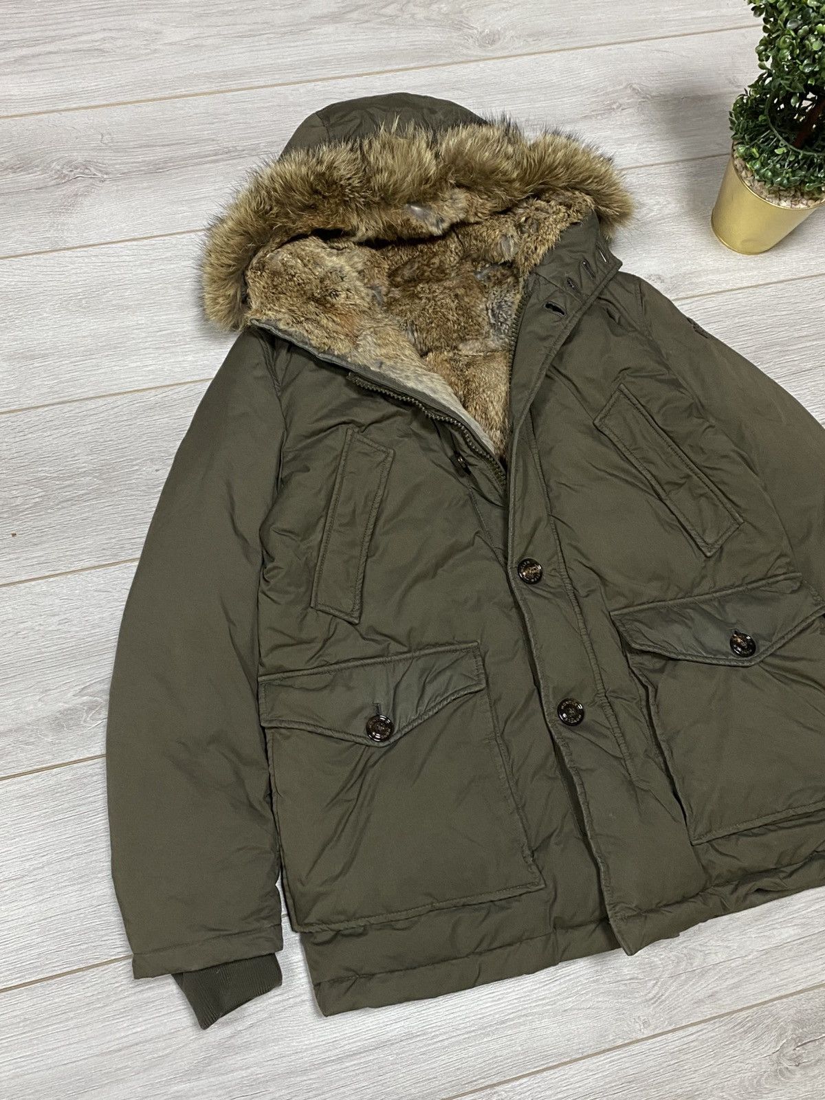 Moncler Moncler Chateaubriant rabbit fur coyote down puffer jacket Size US L / EU 52-54 / 3 - 17 Thumbnail