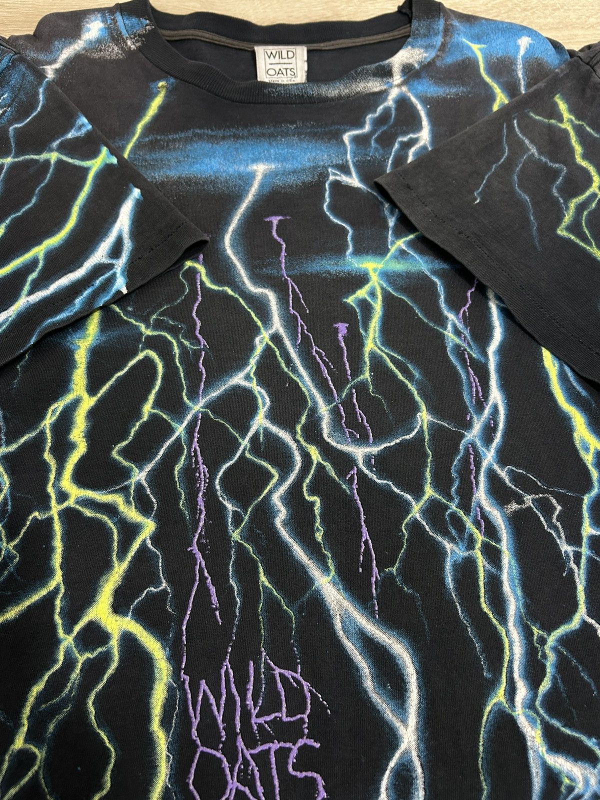 Vintage 90’s Wild Oats Lightning AOP Rare Size US XL / EU 56 / 4 - 5 Thumbnail