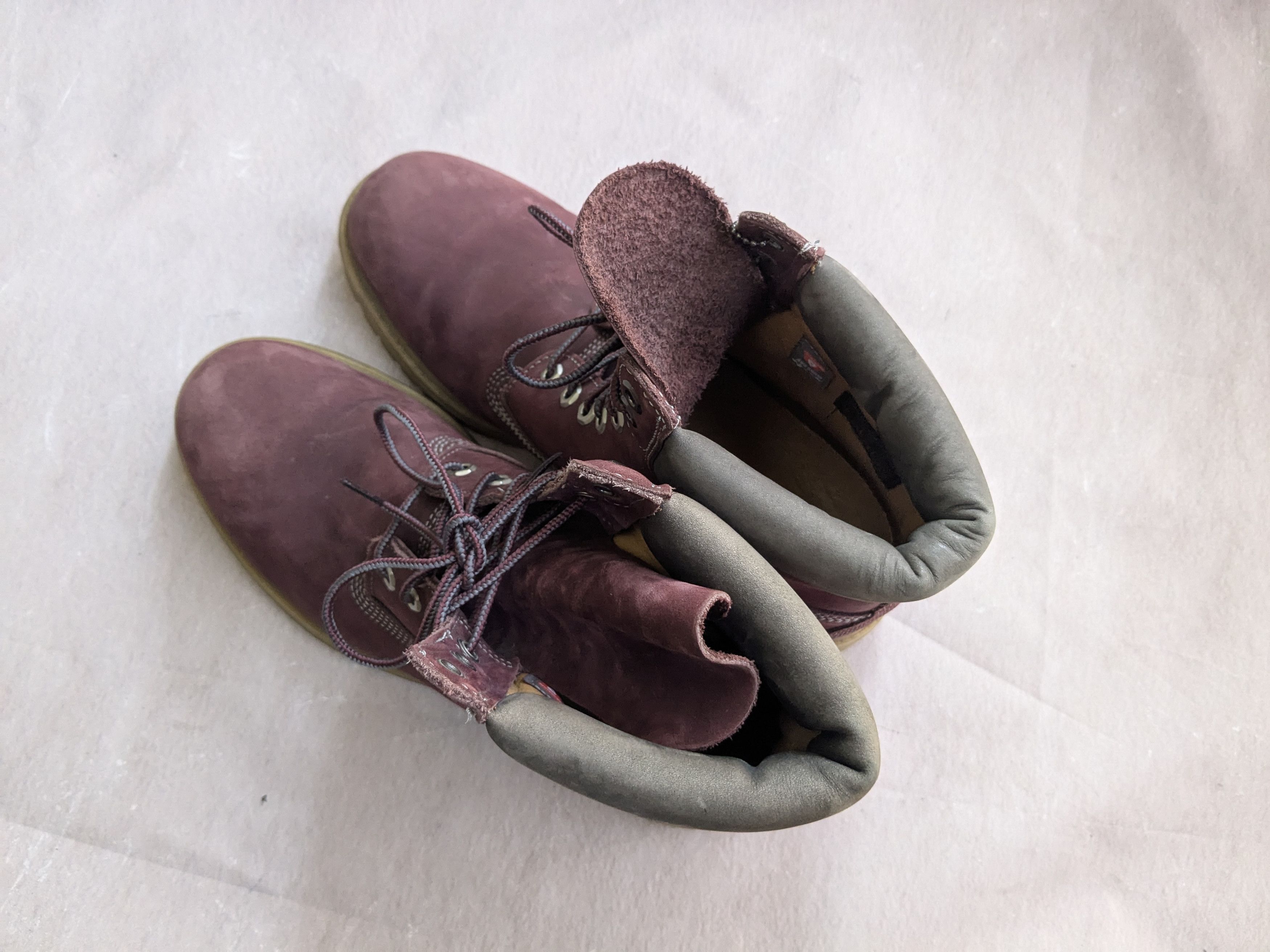 Timberland Timberland Boots Burgundy Leather 11 M Suede Size US 11 / EU 44 - 13 Thumbnail