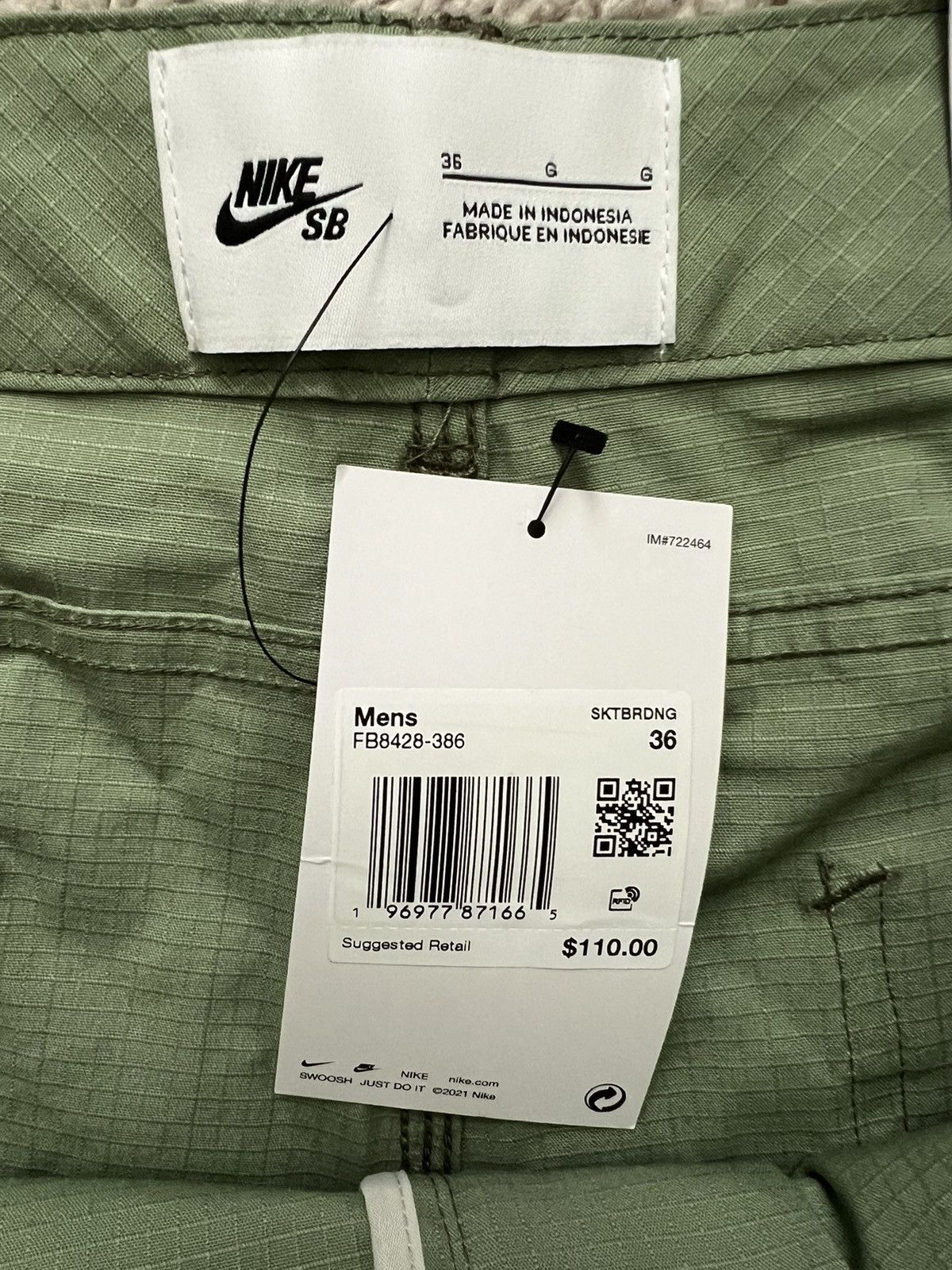 Nike Nike SB Double Knee Ripstop Skate Pants Size US 36 / EU 52 - 8 Thumbnail