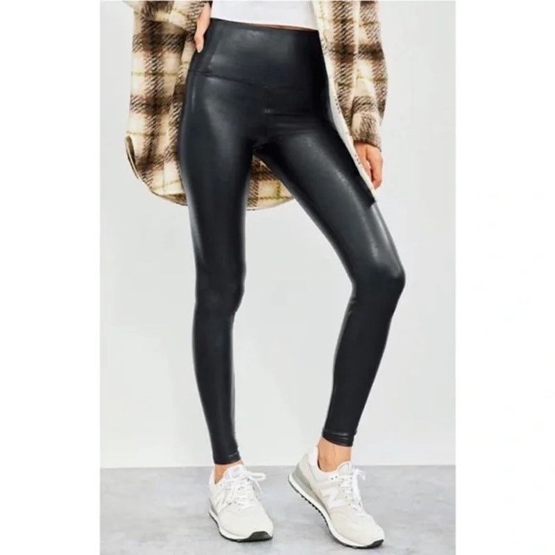 Aritzia Wilfred $138 Daria Faux Leather High Waisted Pants SZ S Size 28" / US 6 / IT 42 - 3 Thumbnail