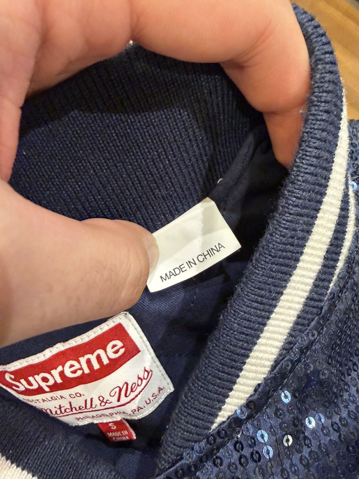 Mitchell & Ness × Supreme Supreme x Mitchell Ness Sequin Jacket Size US S / EU 44-46 / 1 - 4 Thumbnail
