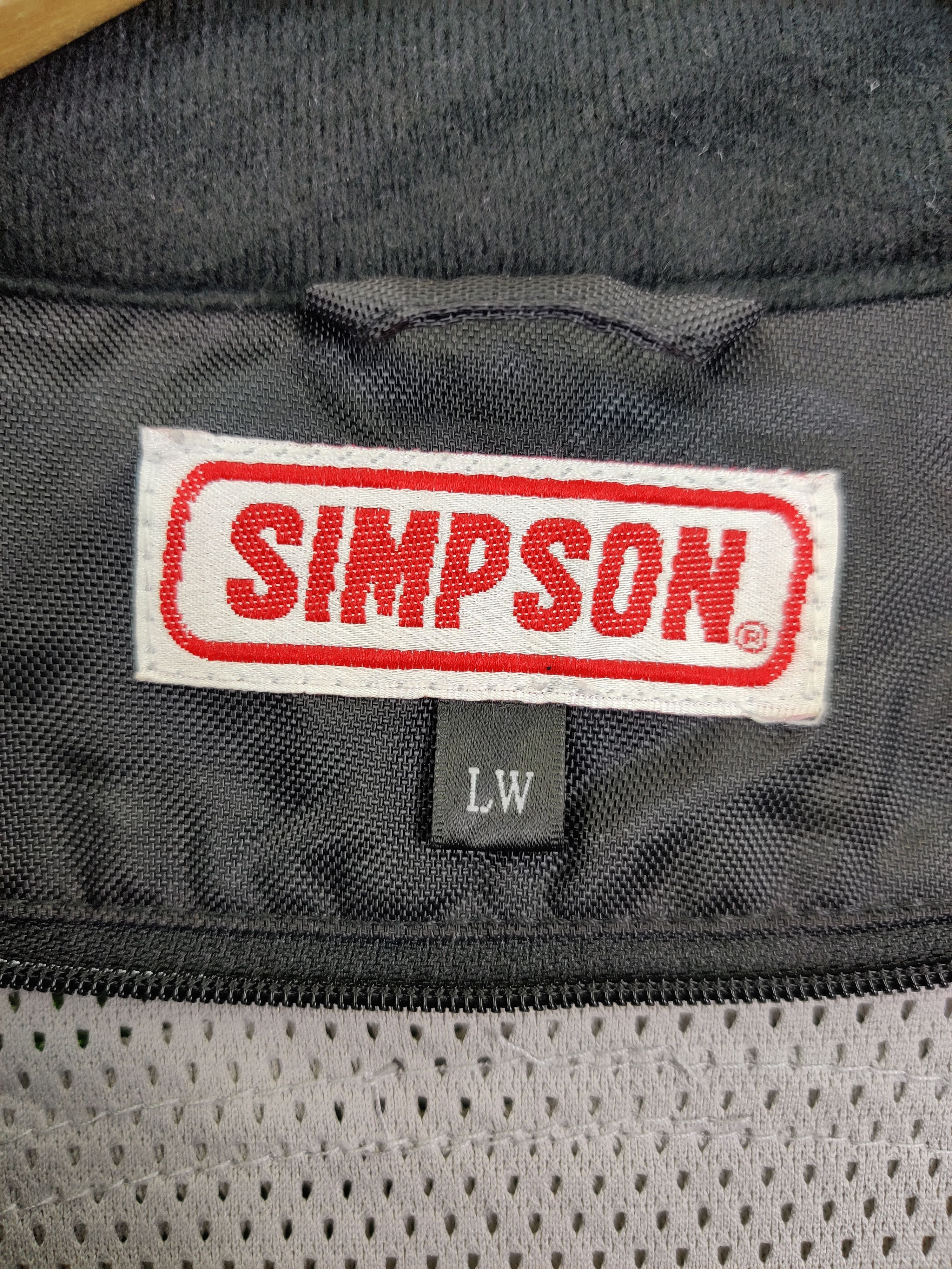 Vintage Vintage Simpson Racing Motorcycle Jacket Size US M / EU 48-50 / 2 - 18 Thumbnail