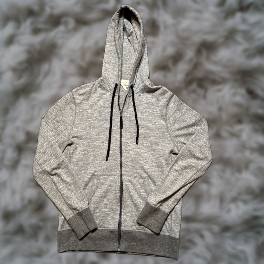 Rag & Bone Rag & Bone Hoodie Mens Medium Gray Full Zip Drawstrings Size US M / EU 48-50 / 2 - 1 Thumbnail