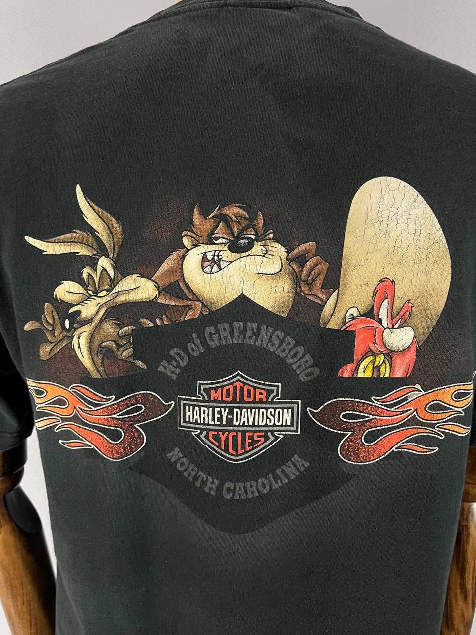 Harley Davidson Harley Davidson x Warner Bros Tee T Shirt 1990s Size US L / EU 52-54 / 3 - 10 Thumbnail