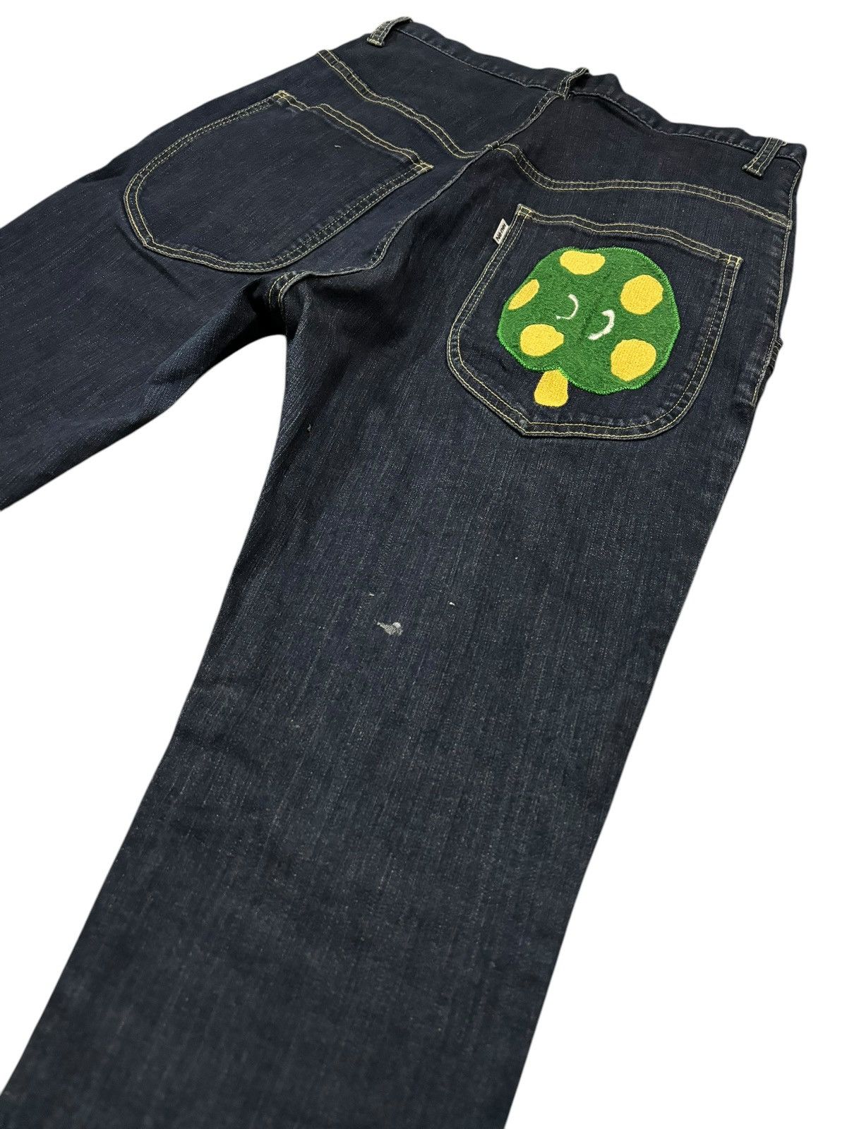 Issey Miyake × Japanese Brand × Seditionaries Vtg Deadstock Issey Miyake Ne-Net Patch High Rise Jeans Size US 31 - 6 Thumbnail