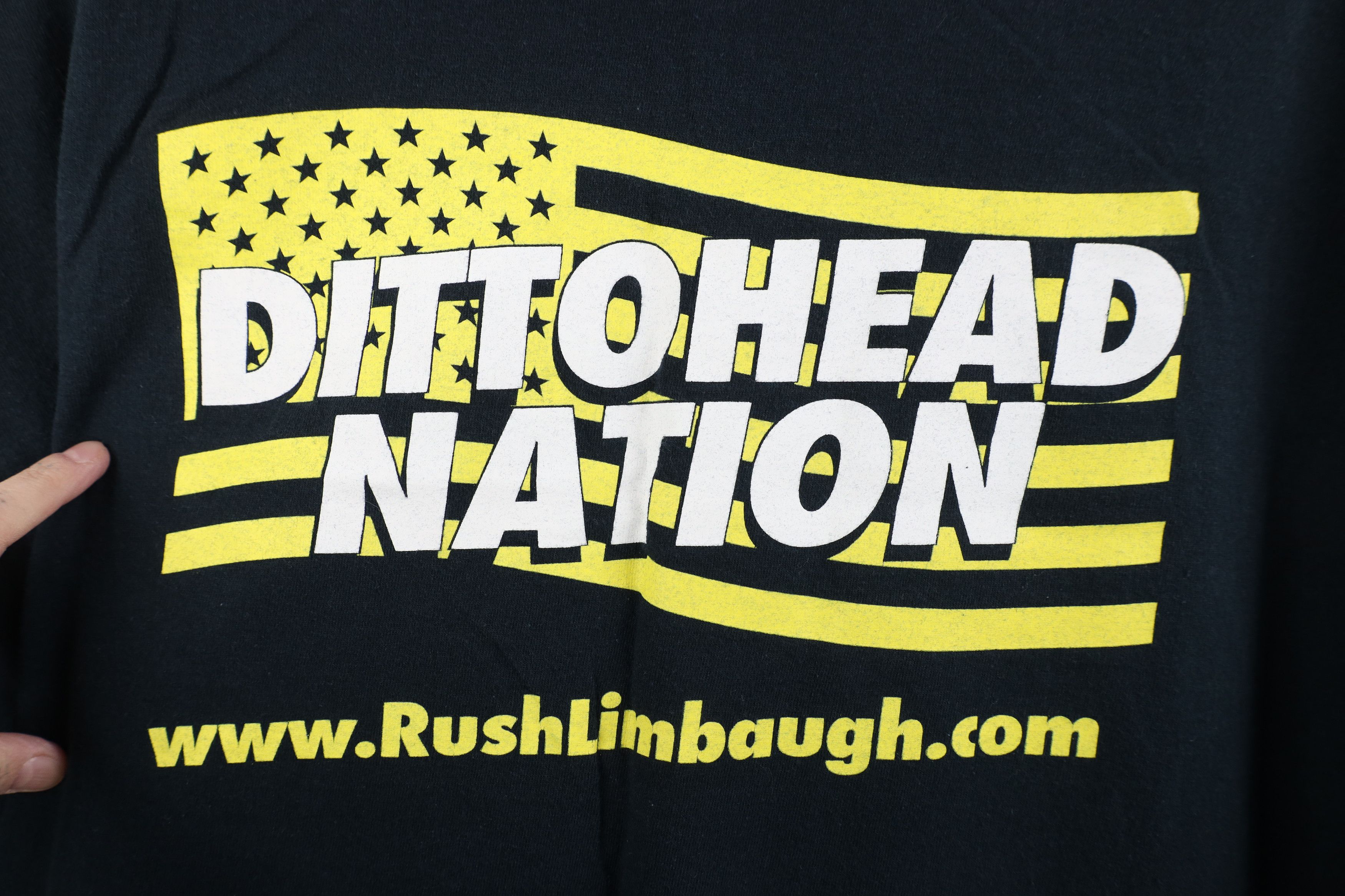 Vintage Vintage Rush Limbaugh Most Dangerous Nation T-Shirt Size US XL / EU 56 / 4 - 8 Thumbnail