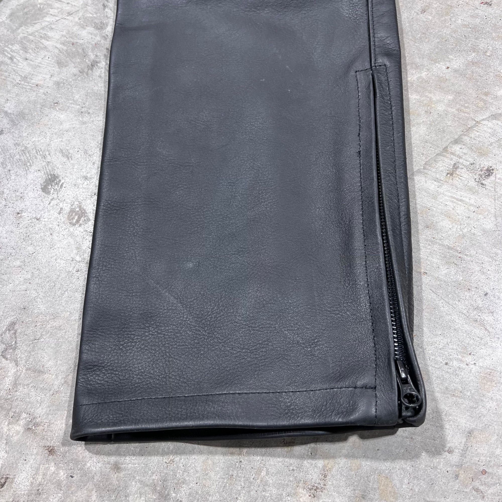 $895 NWT HARLEY DAVIDSON WOMEN'S LEATHER MOTO TROUSER PANT 4