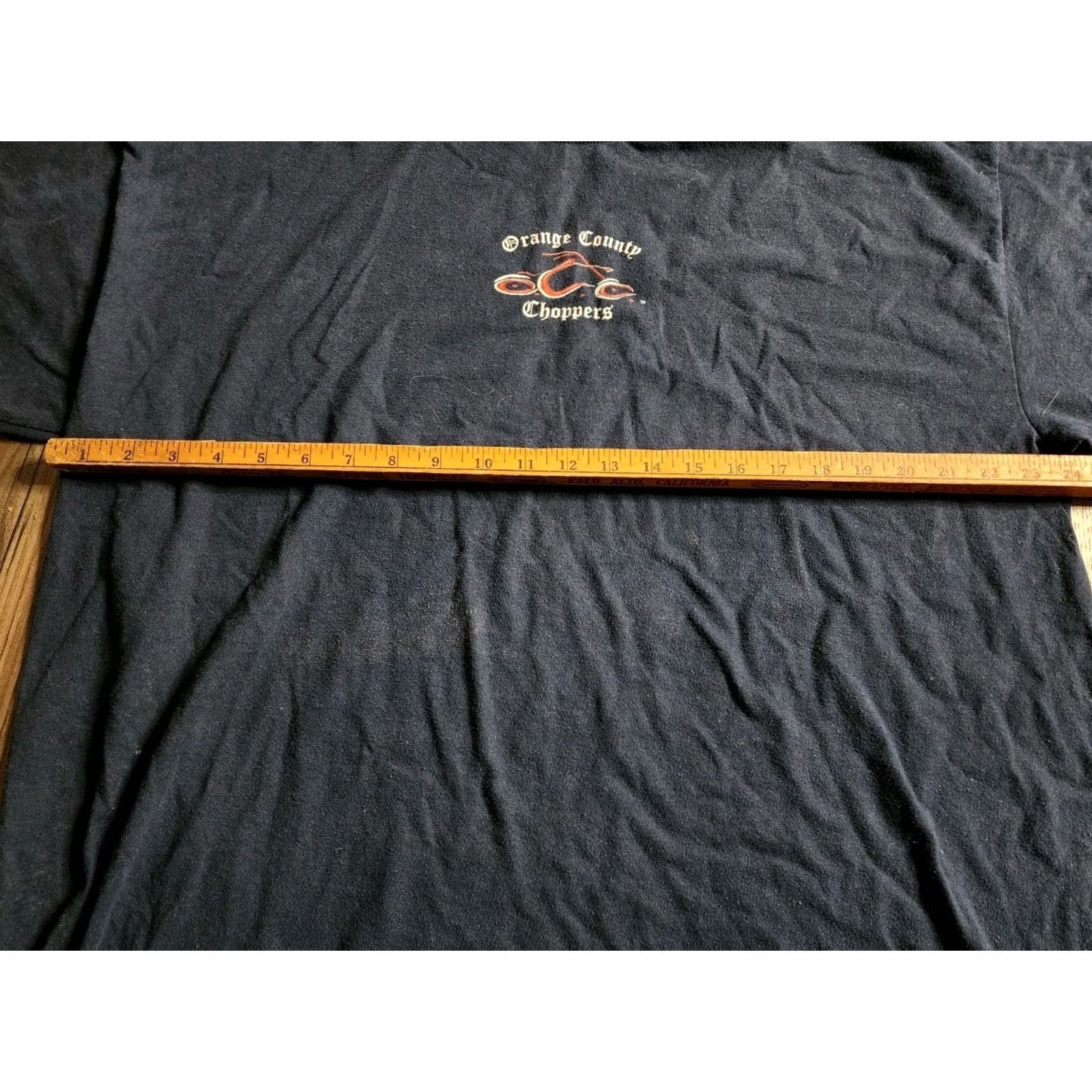 Doublet VINTAGE Choppers T-Shirt Shirt Mens 2XL Blue Distressed Cotton New York Short Sleeve Crew Neck Size US XXL / EU 58 / 5 - 3 Thumbnail