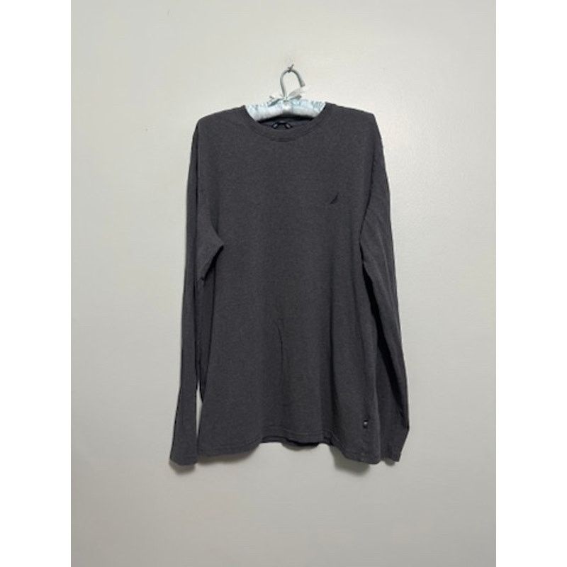 Nautica Nautica charcoal gray long sleeve tee size M Size US M / EU 48-50 / 2 - 2 Thumbnail