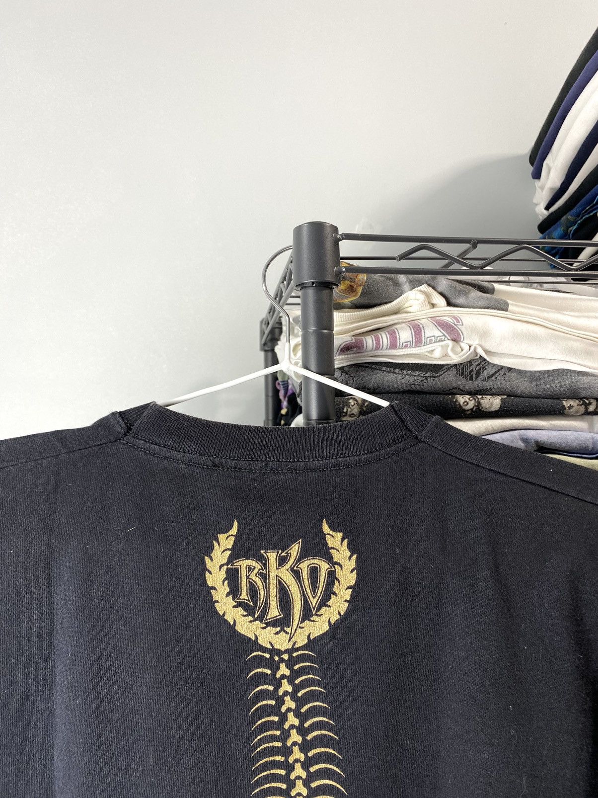 Band Tees × WWE × WWF Vintage 2011 RKO Strike First Wrestling T Shirt WWE WWF Size US XL / EU 56 / 4 - 7 Thumbnail