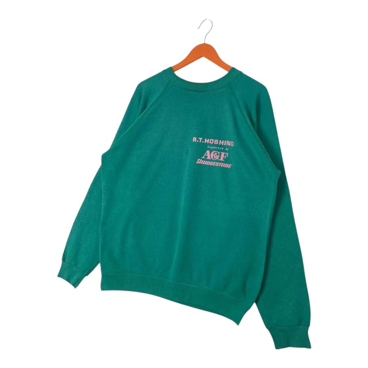 Vintage Vintage Hoshino Racing Team Bridgestone Printed Sweatshirt Size US L / EU 52-54 / 3 - 3 Thumbnail