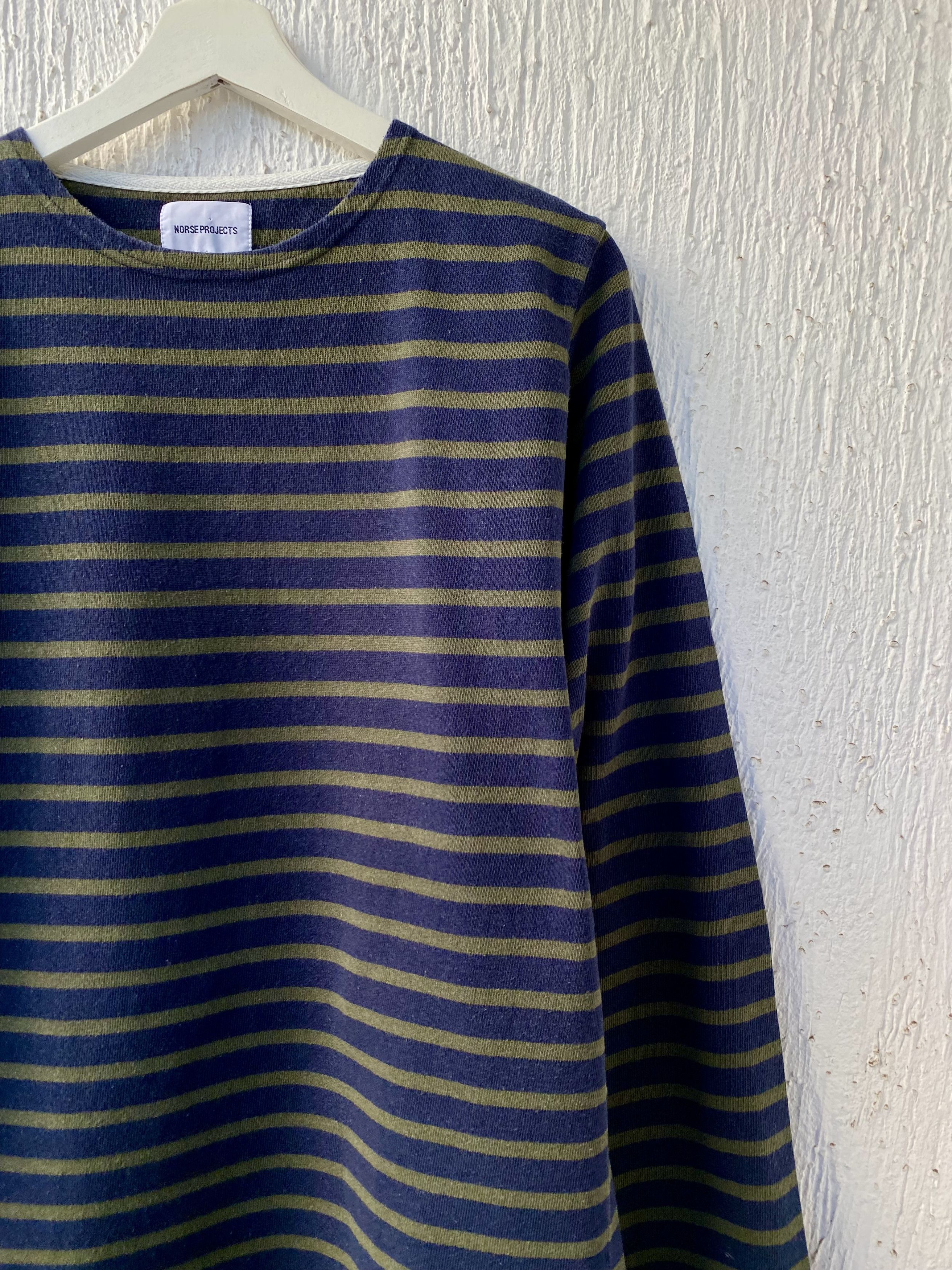 Norse Projects GODTFRED COMPACT STRIPED LONGSLEEVE Size US M / EU 48-50 / 2 - 2 Thumbnail