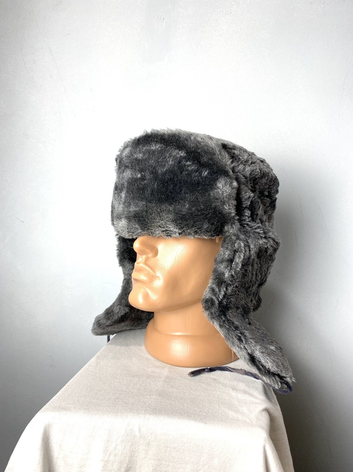 Vintage Vintage 70-80s Fur Ushanka USSR Beanie Mohair Hype American Size ONE SIZE - 1 Thumbnail