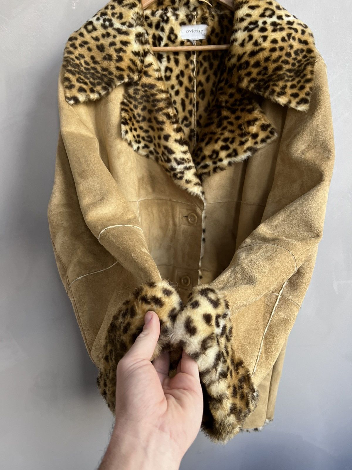 Hysteric Glamour × If Six Was Nine × Le Grande Bleu (L.G.B.) VTG LGB If Six Was Nine Style FAUX FUZZY Fur COAT Jacket Size US L / EU 52-54 / 3 - 6 Thumbnail