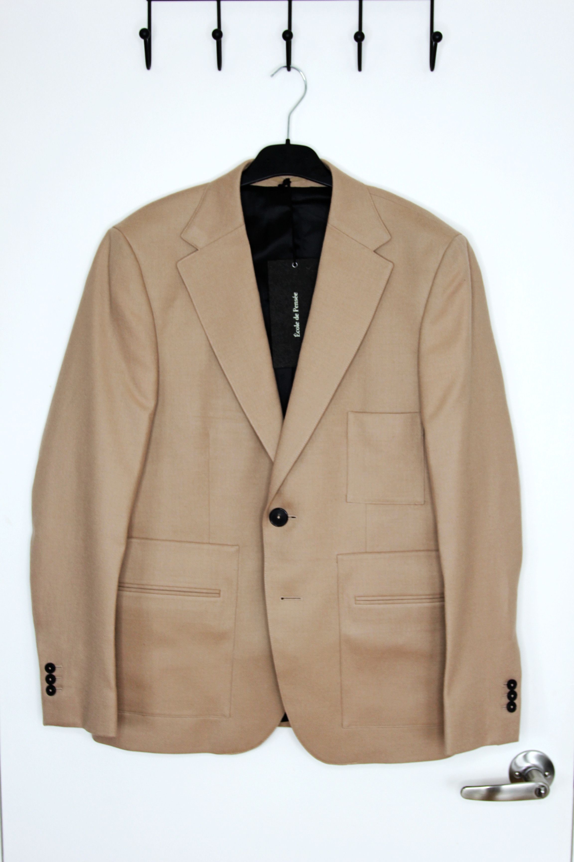 Other BNWT AW25 ECOLE DE PENSEE PINK BRUSHED WOOL JACKET 52 Size US L / EU 52-54 / 3 - 2 Thumbnail