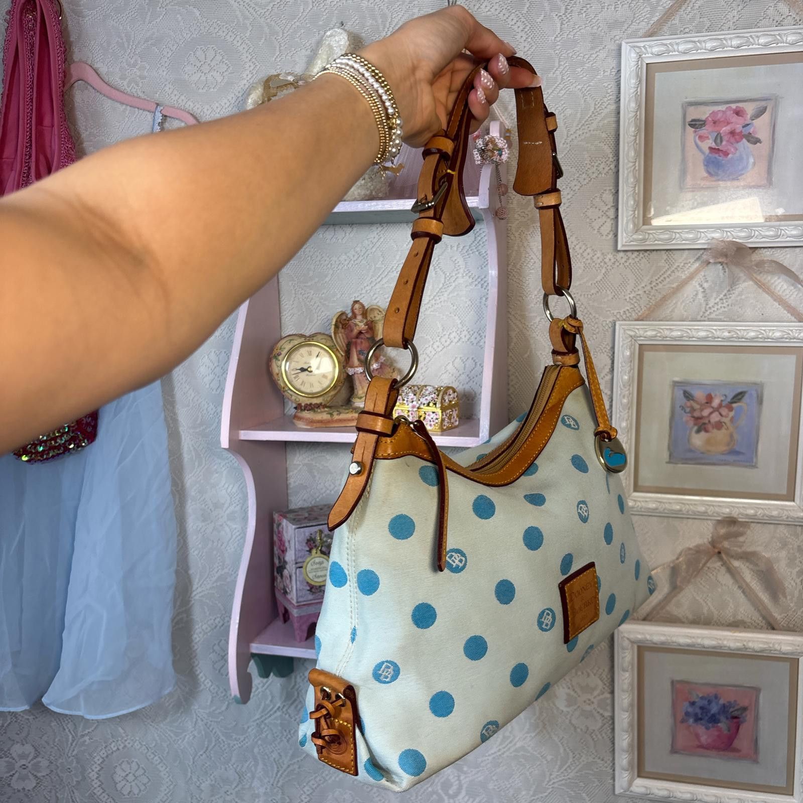 Dooney & Bourke y2k polka dot Dooney & Bourke shoulder bag purse Size ONE SIZE - 8 Thumbnail