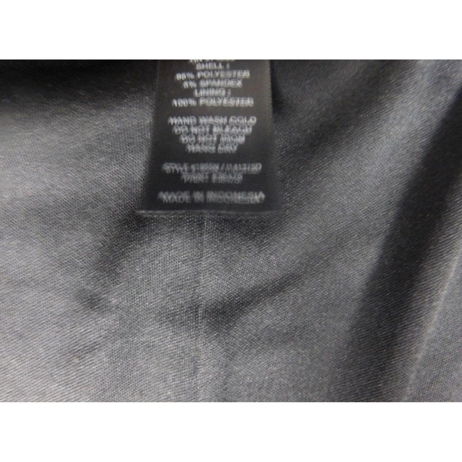 Vintage Enfocus Studio Womens Dress 8 Black A-line Pullover Sleeveless Knee Length Raglan Sleeve Round Neck Solid Pattern Size M / US 6-8 / IT 42-44 - 5 Thumbnail