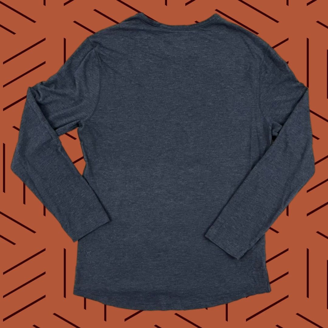 Lululemon Lululemon Shirt Mens Small Blue Active Fitness Workout Gym Training Long Sleeve Size US S / EU 44-46 / 1 - 1 Thumbnail