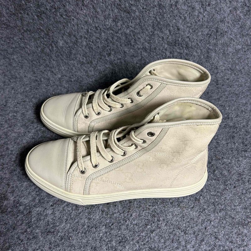 Gucci Gucci High-Top Monogram Canvas Sneakers for Women 0079 Size US 7.5 / IT 37.5 - 1 Thumbnail