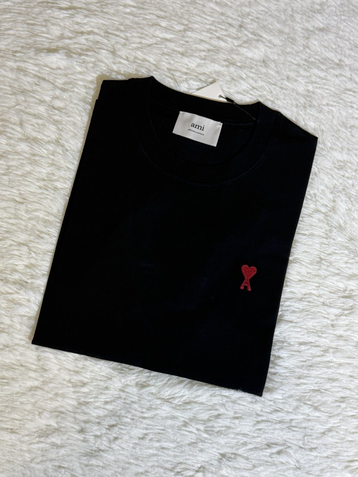 AMI Ami black t shirt Size US L / EU 52-54 / 3 - 1 Thumbnail