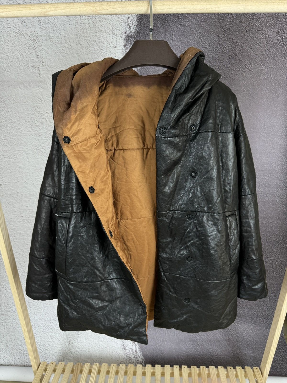 Other Salvatore SANTORO reversible leather jacket black/brown 40 Size S / US 4 / IT 40 - 15 Thumbnail