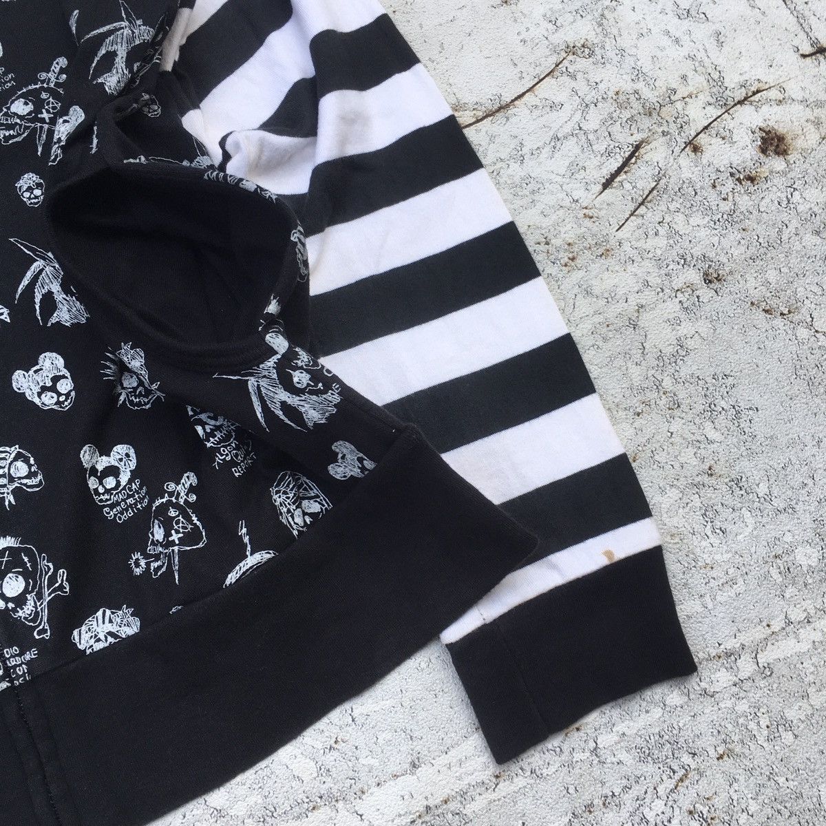 14th Addiction × Affliction × If Six Was Nine Algonquins Full Zip Skull Grunge Punk LGB Jacket Size M / US 6-8 / IT 42-44 - 5 Thumbnail