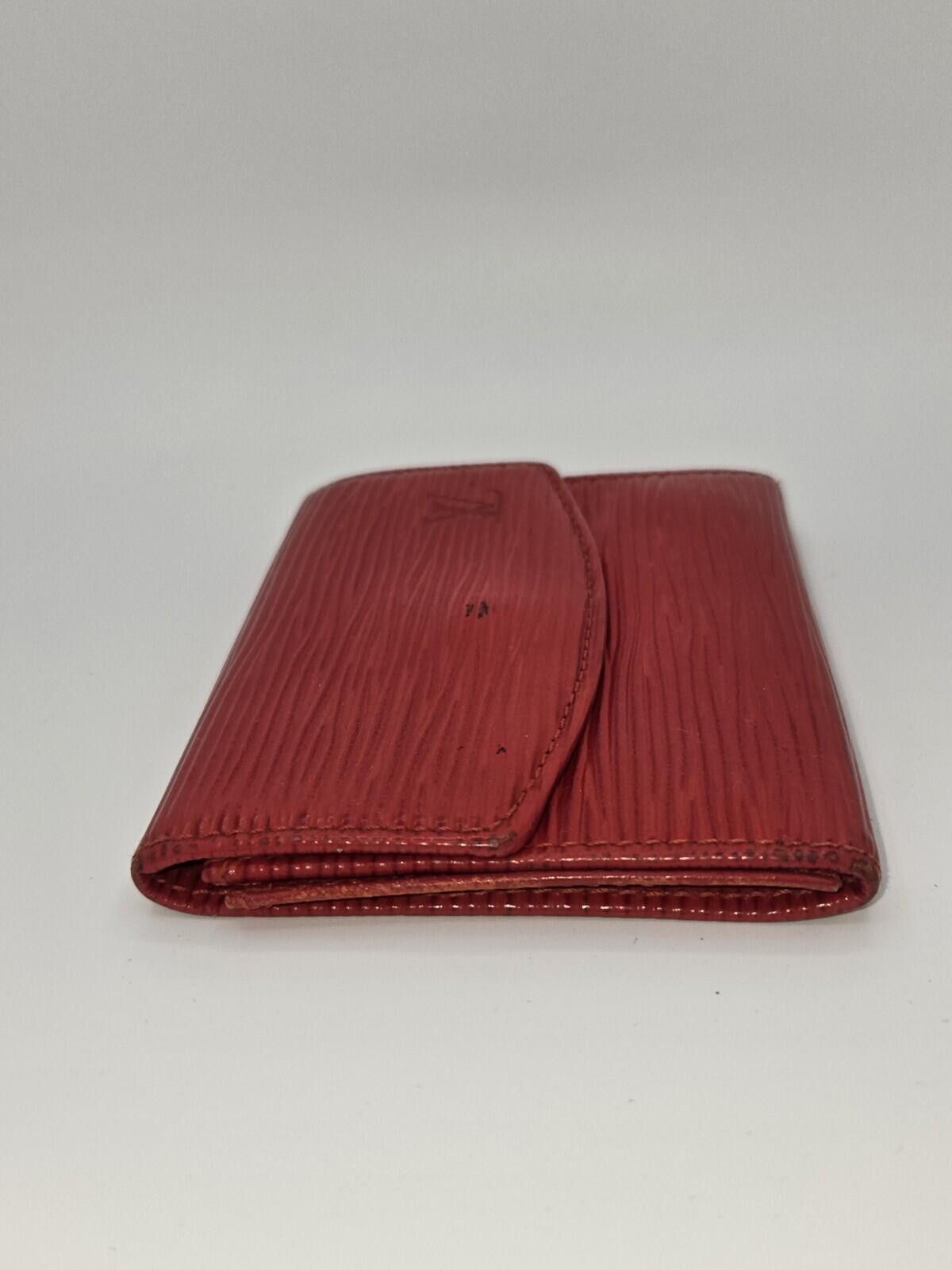Louis Vuitton Louis Vuitton Epi Leather Castilian Red Wallet Spain M63587 Size ONE SIZE - 3 Thumbnail