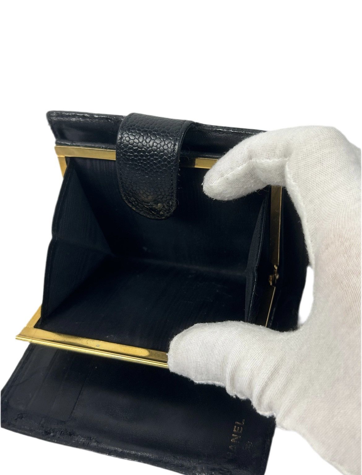 Chanel Chanel CC Caviar Bifold Wallet Size ONE SIZE - 4 Thumbnail