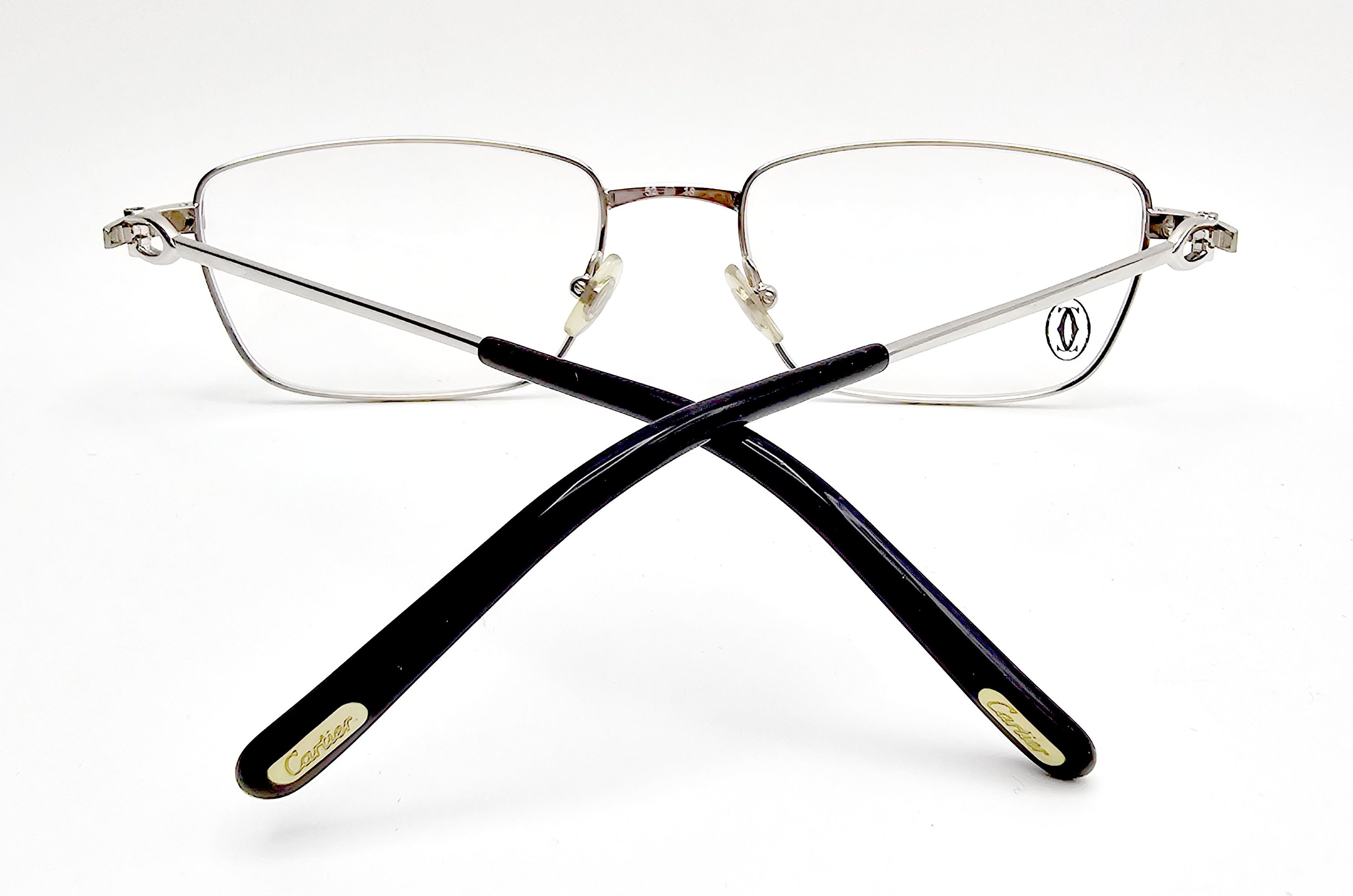 Cartier NEW! Cartier C-Decor Full Rim Silver Glasses Size ONE SIZE - 13 Thumbnail